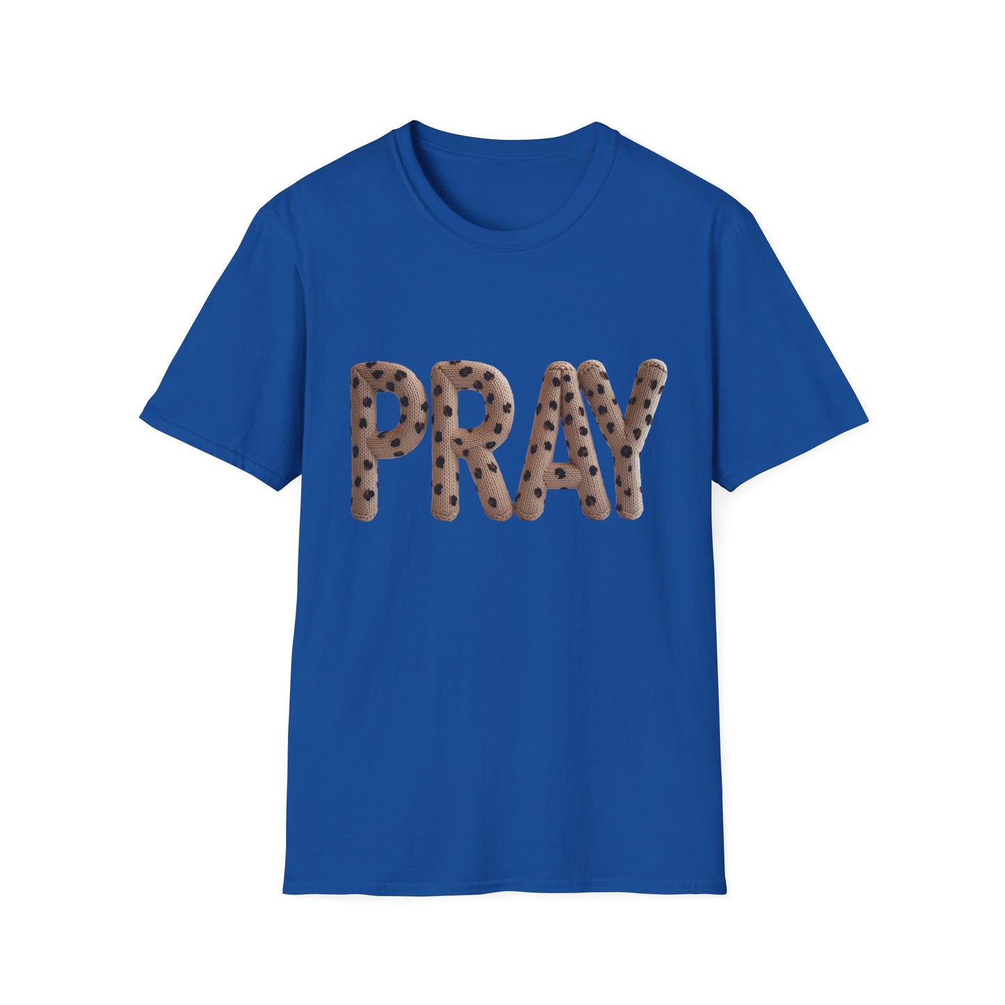 PRAY Leopard Print T-Shirt — Inspirational Faith Graphic Tee