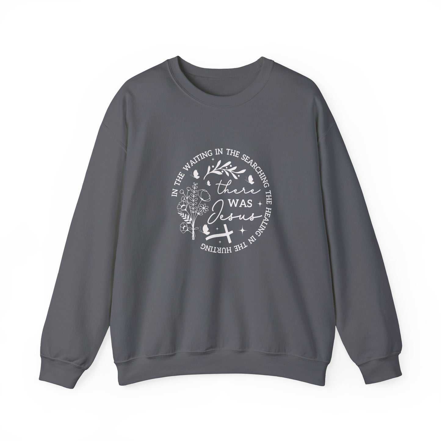 Faith & Comfort Crewneck Sweatshirt - 'In the Waiting' Design
