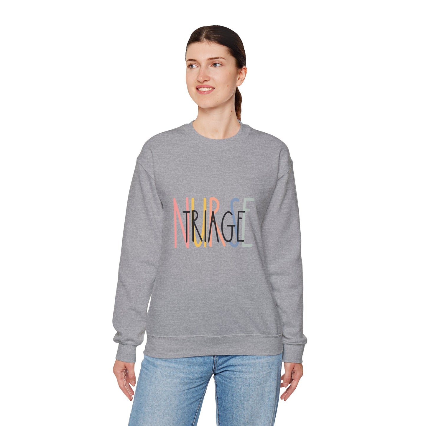 Unisex Heavy Blend™ Crewneck Sweatshirt - ‘NURSE' Motivational Sweatshirt