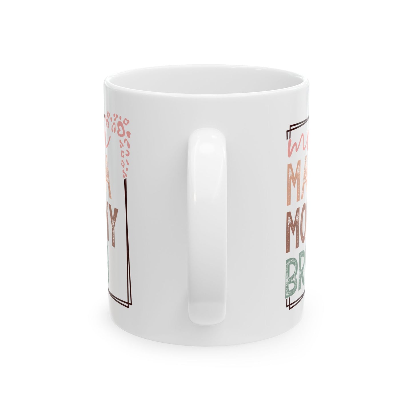 Fun Mama Mommy Brunch Ceramic Mug - Perfect Gift for Mother's Day and Coffee Lovers