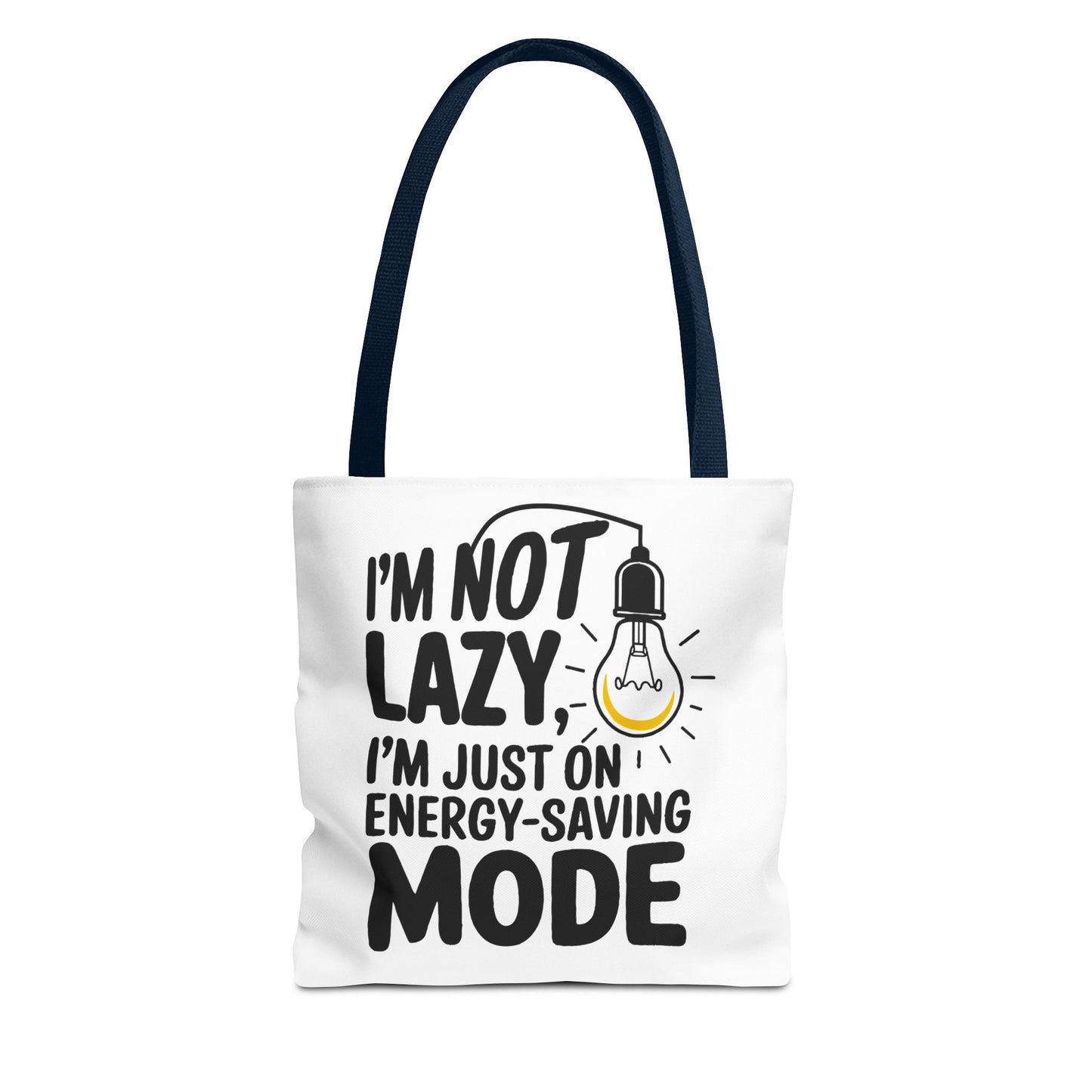 Funny Energy-Saving Mode Tote Bag - Ideal Gift for Relaxed Individuals
