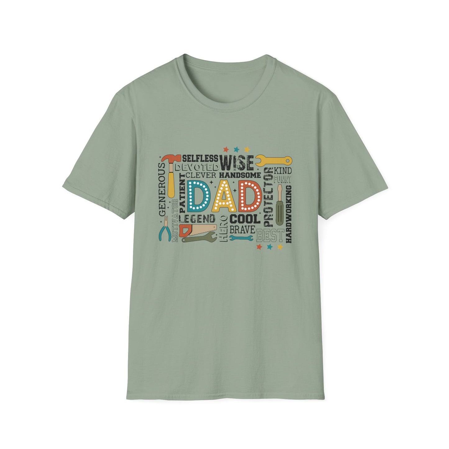 Father's Day Tribute T-Shirt, Dad Shirt Gift, Unisex Tee, Casual Wear for Dads