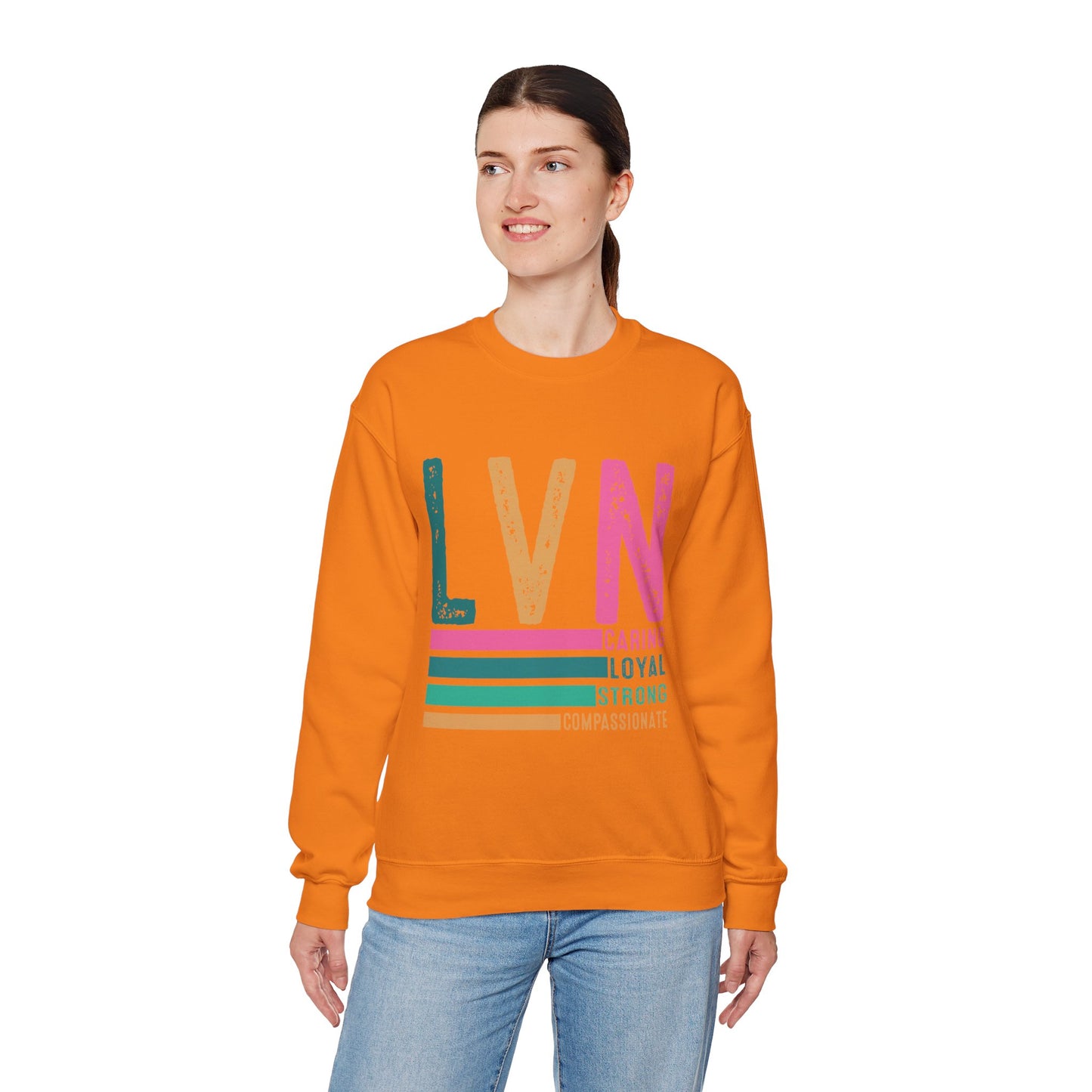 Caring LVN Unisex Sweatshirt - Strong and Loyal Crewneck