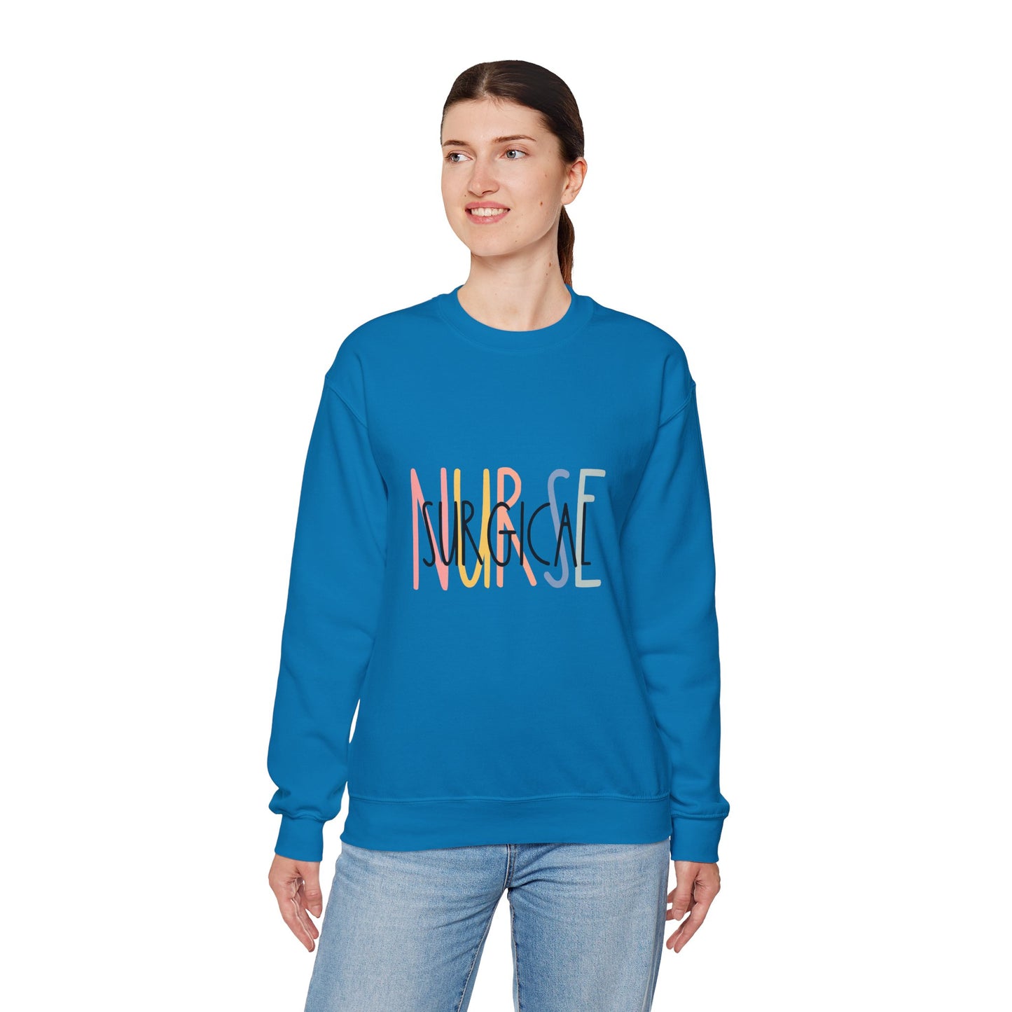 Surgical Nurse Unisex Heavy Blend™ Crewneck Sweatshirt - Comfy Gift for Healthcare Workers