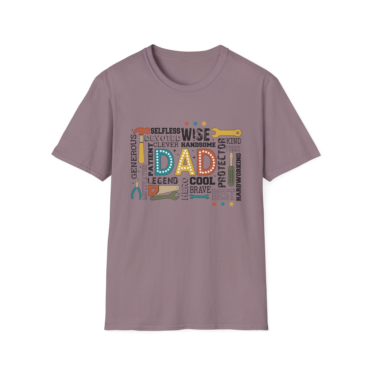 Father's Day Tribute T-Shirt, Dad Shirt Gift, Unisex Tee, Casual Wear for Dads
