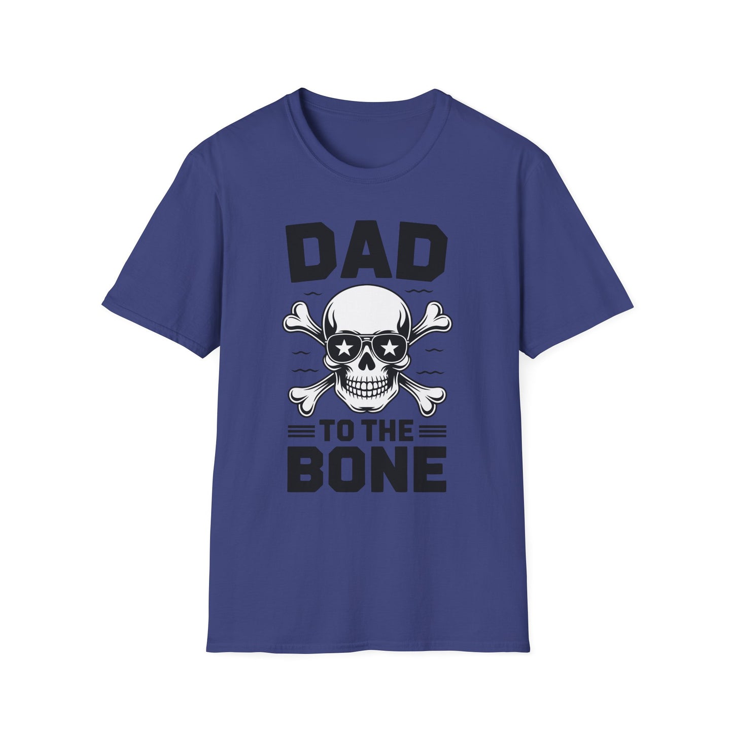 Dad to the Bone Skull Graphic T-Shirt, Perfect for Father's Day Gifts