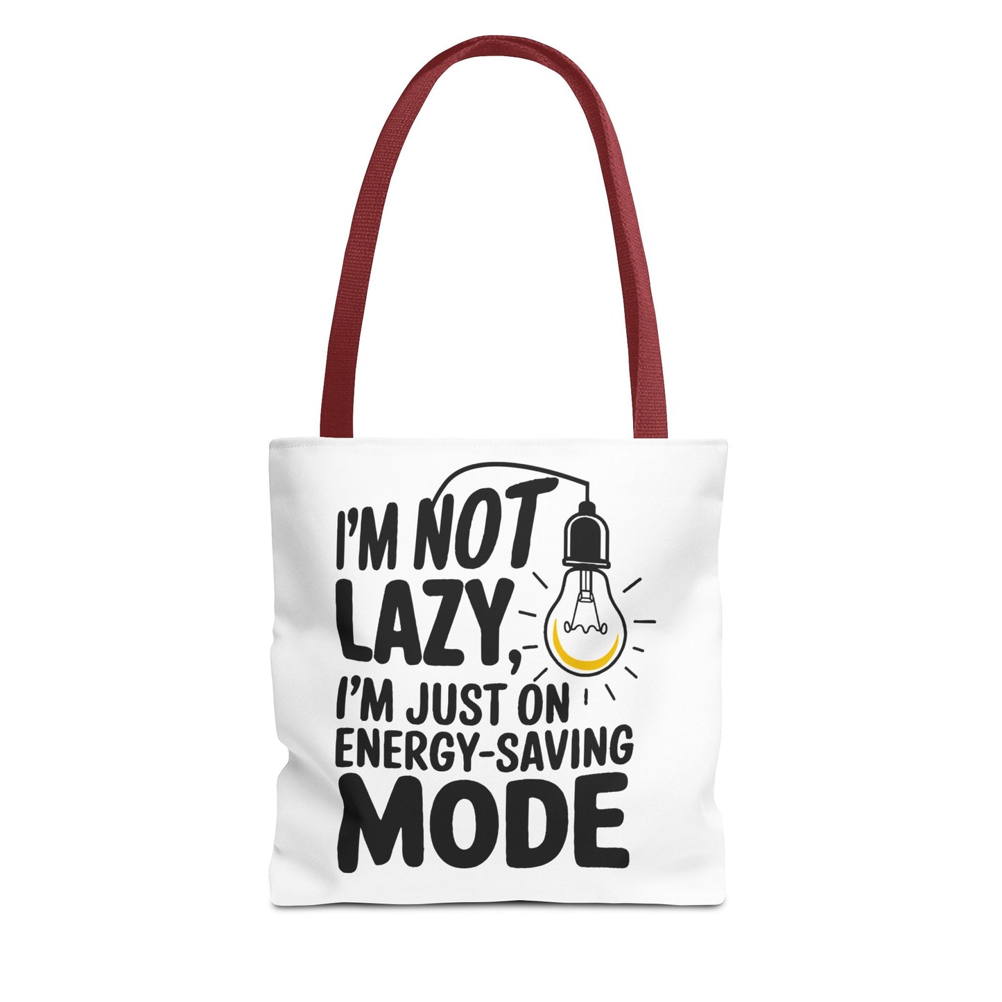 Funny Energy-Saving Mode Tote Bag - Ideal Gift for Relaxed Individuals