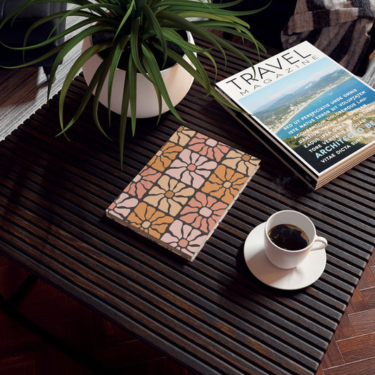 Boho Floral Hard Backed Journal for Inspiration & Creativity