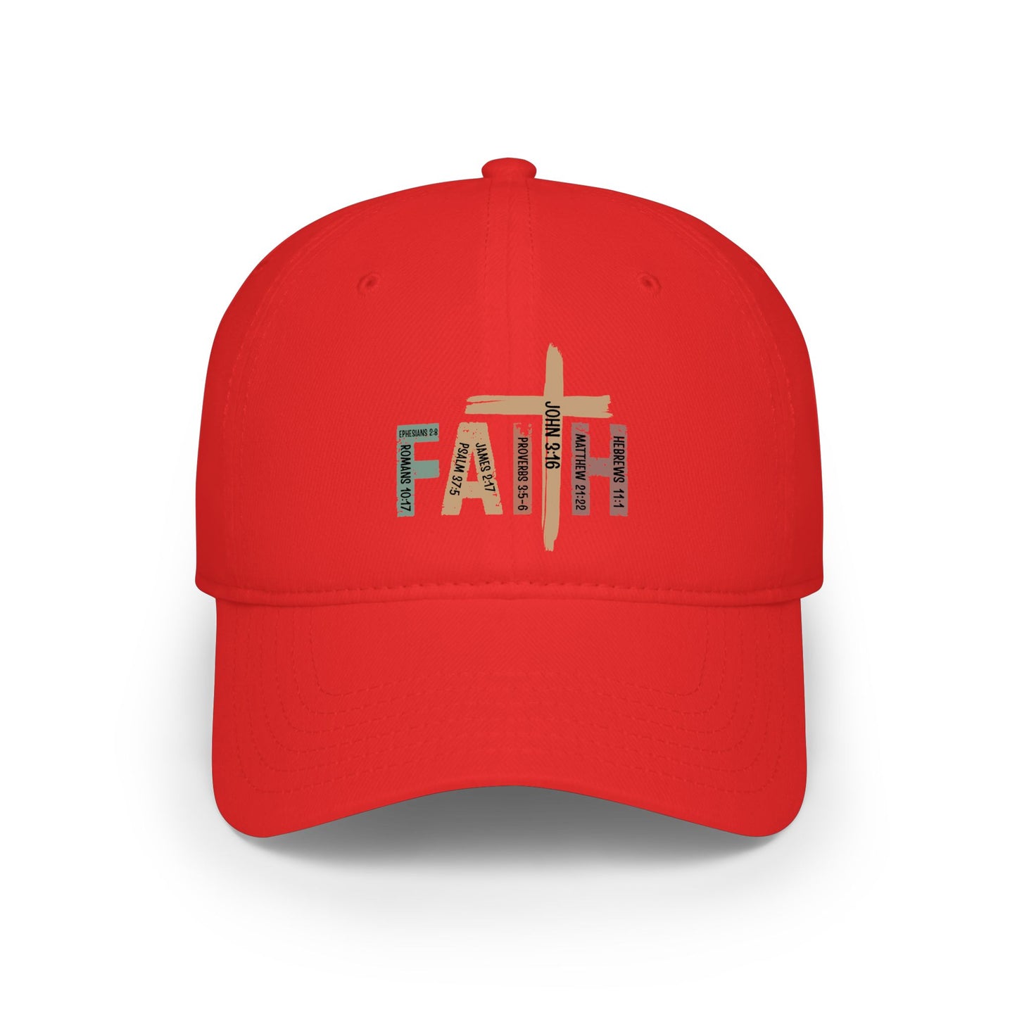 Faith Cross Baseball Cap — Christian Religious Hat