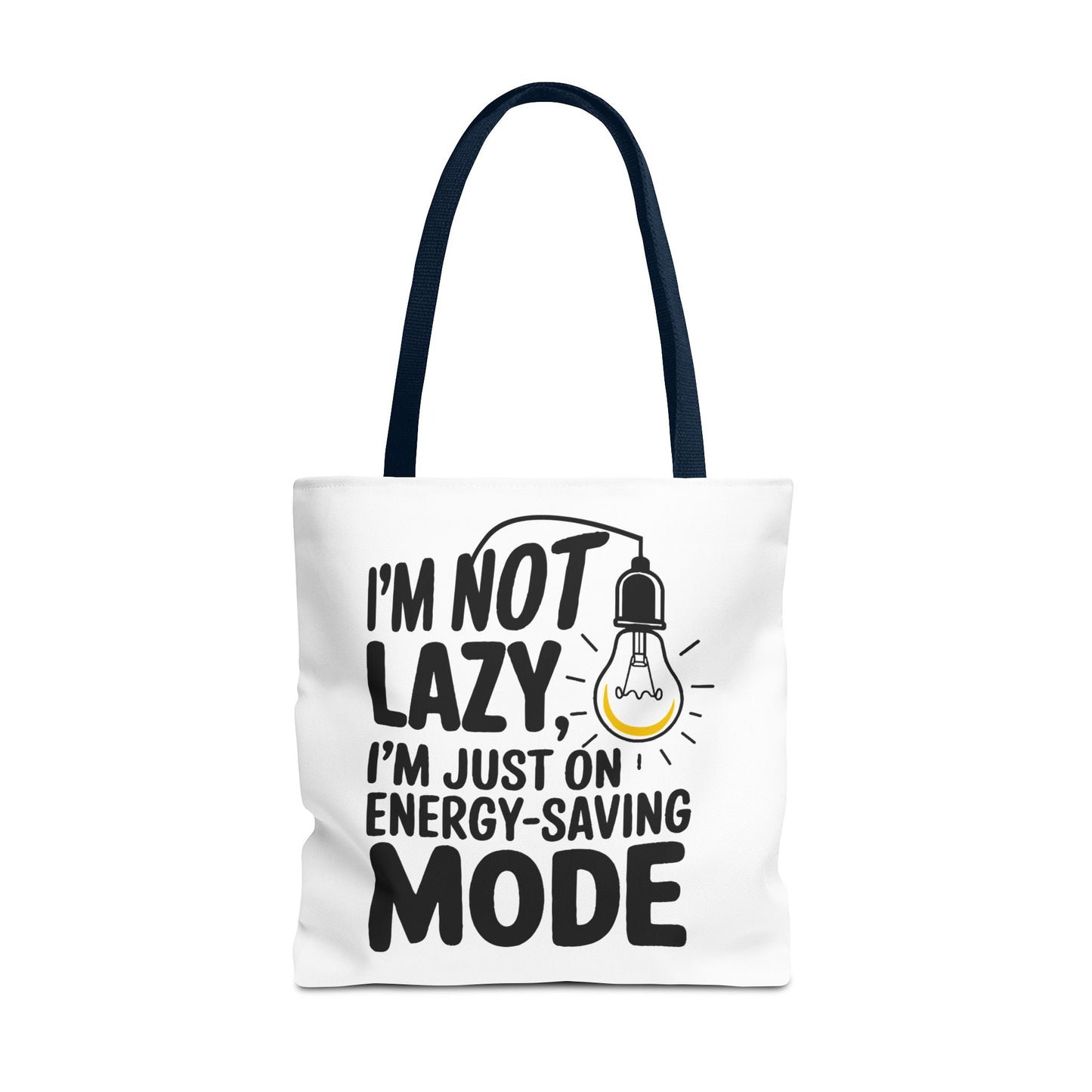 Funny Energy-Saving Mode Tote Bag - Ideal Gift for Relaxed Individuals