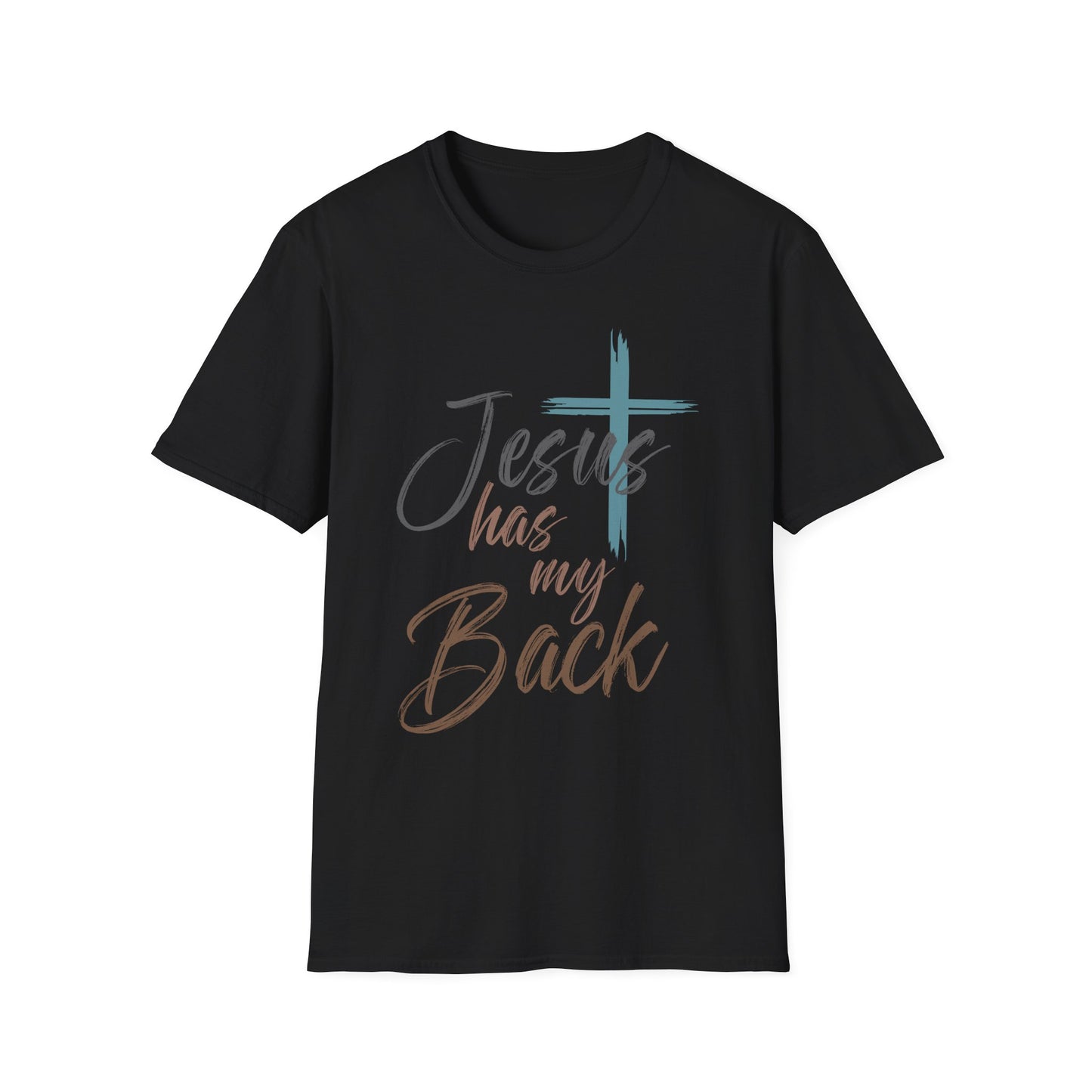 Jesus Has My Back T-Shirt — Christian Faith Cross Shirt