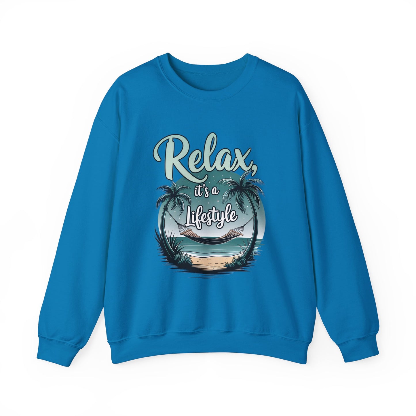 Relax Beach Vibe Unisex Crewneck Sweatshirt