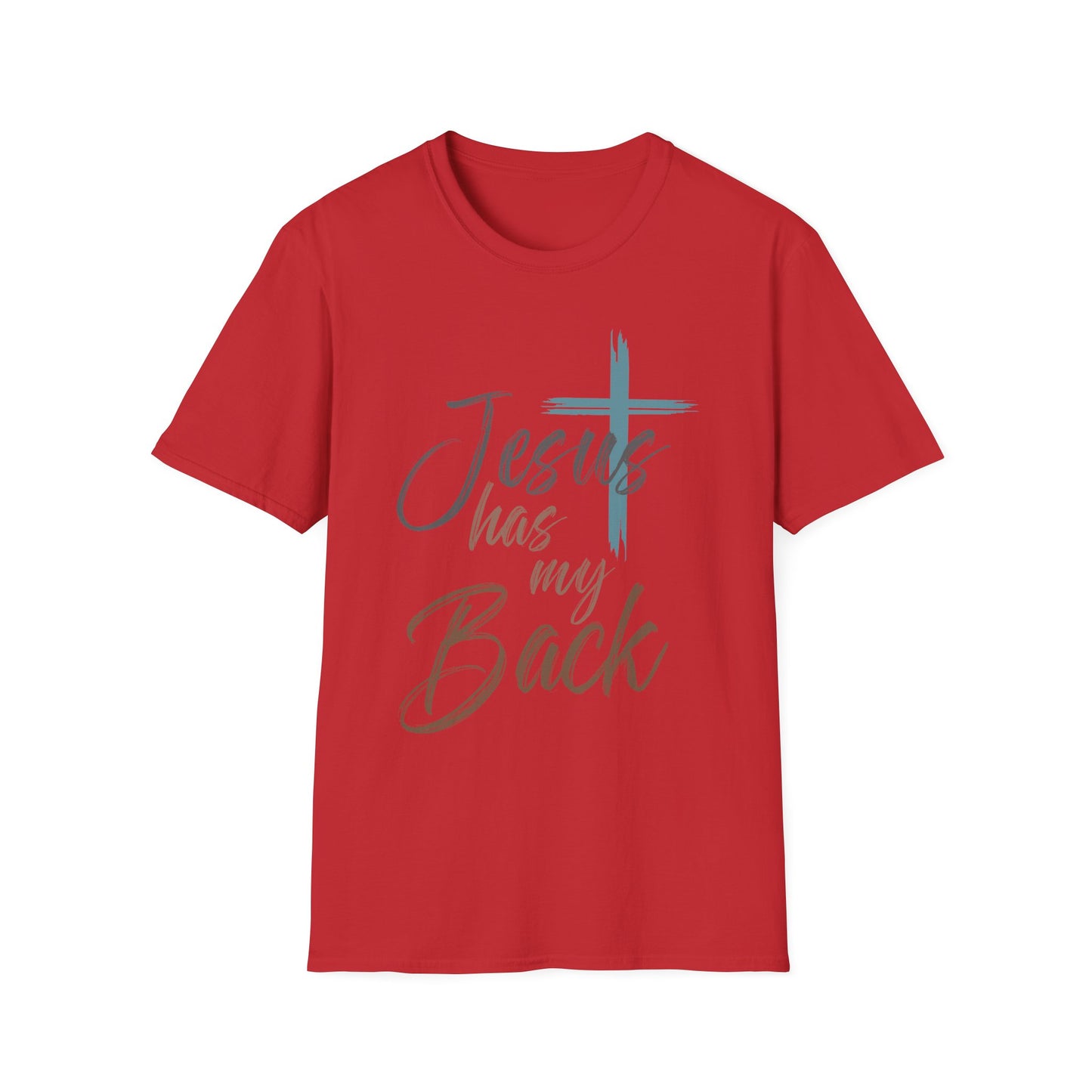 Jesus Has My Back T-Shirt — Christian Faith Cross Shirt