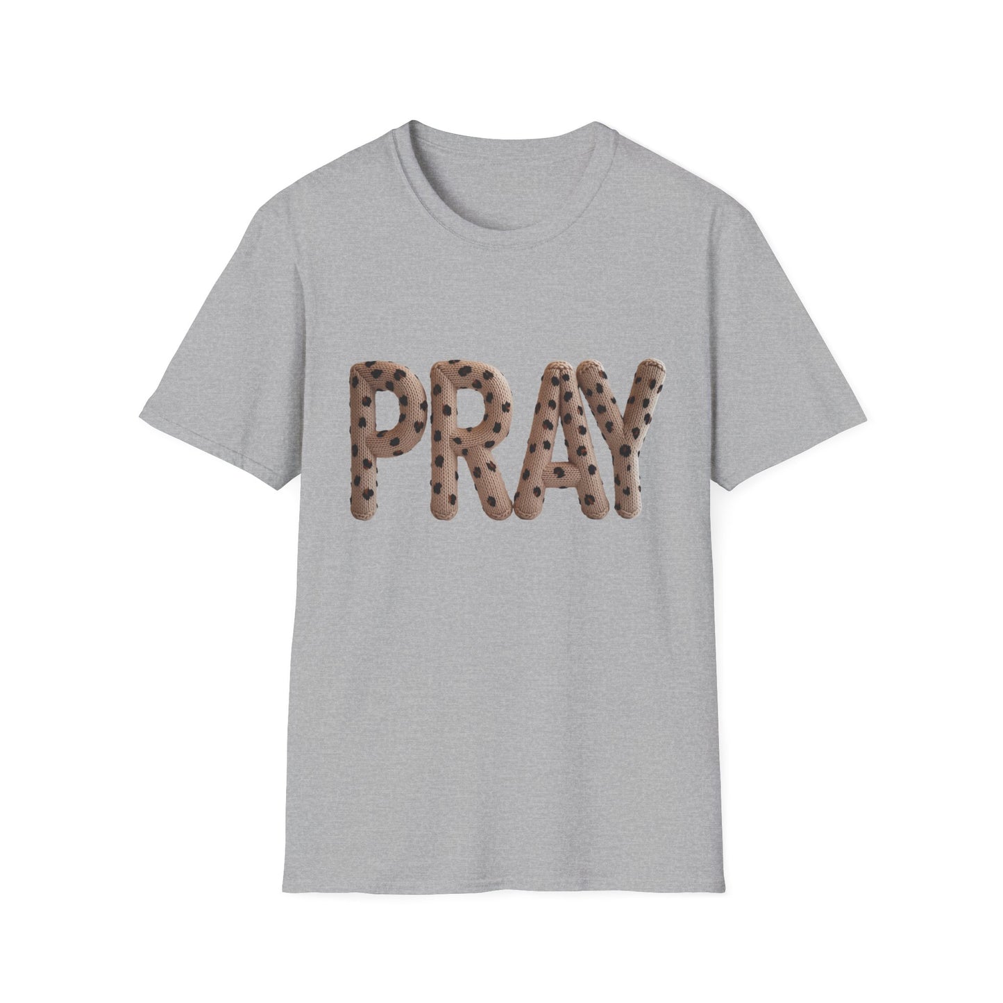 PRAY Leopard Print T-Shirt — Inspirational Faith Graphic Tee