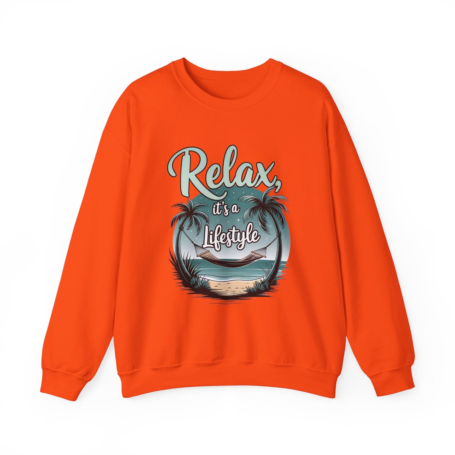Relax Beach Vibe Unisex Crewneck Sweatshirt