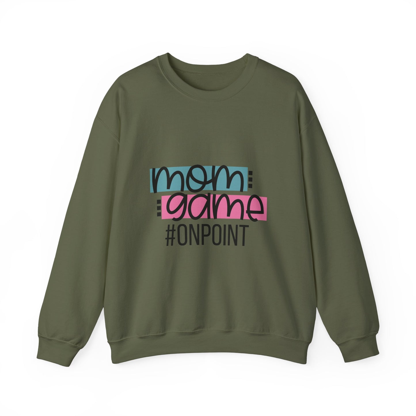 Mom Game On Point Crewneck Sweatshirt
