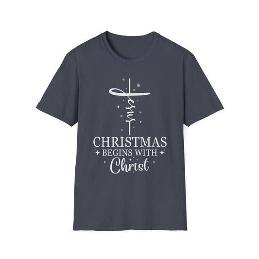 Christmas Begins With Christ T-Shirt