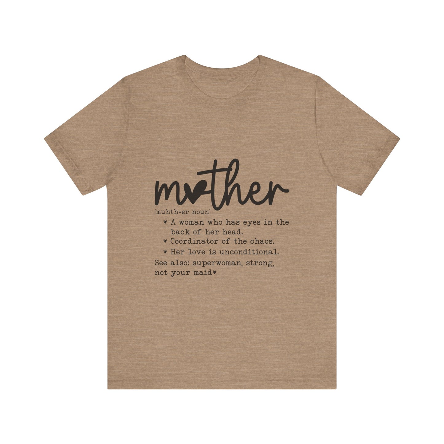 Mother Definition Unisex Jersey Tee - Perfect Gift for Moms