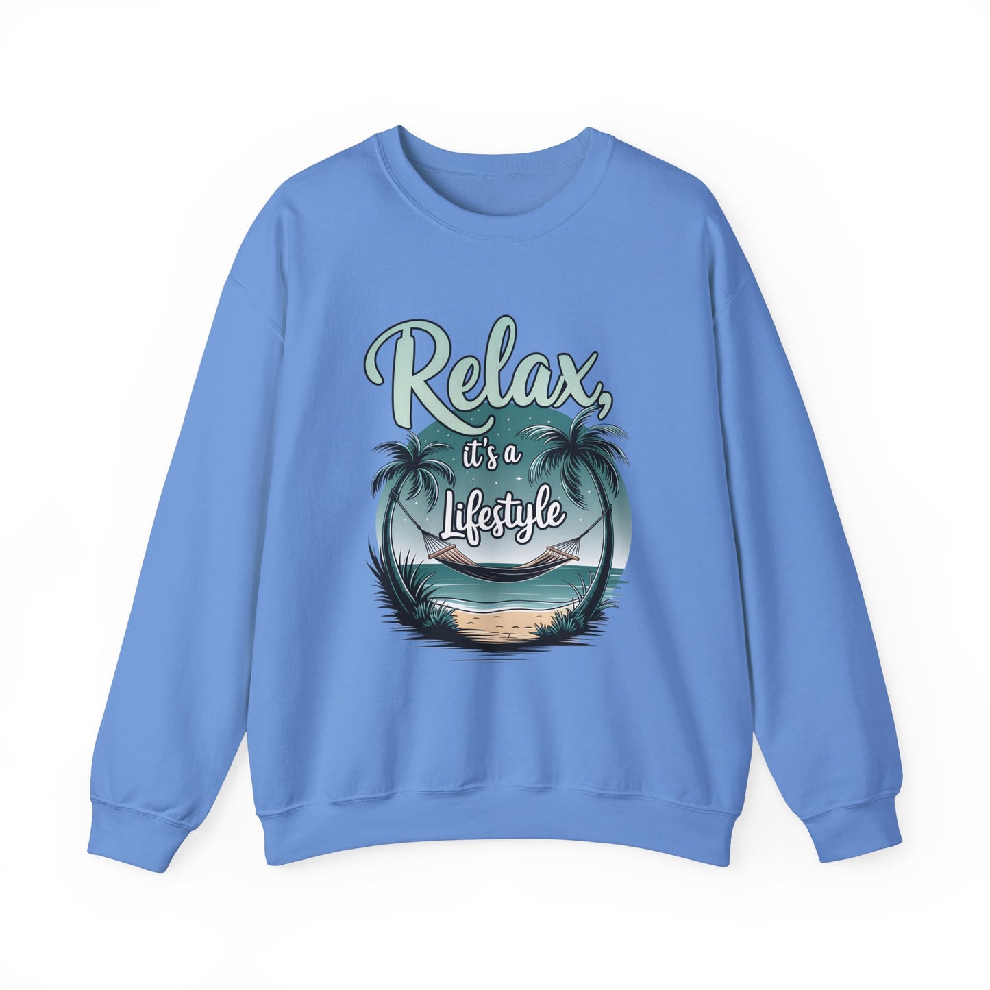Relax Beach Vibe Unisex Crewneck Sweatshirt