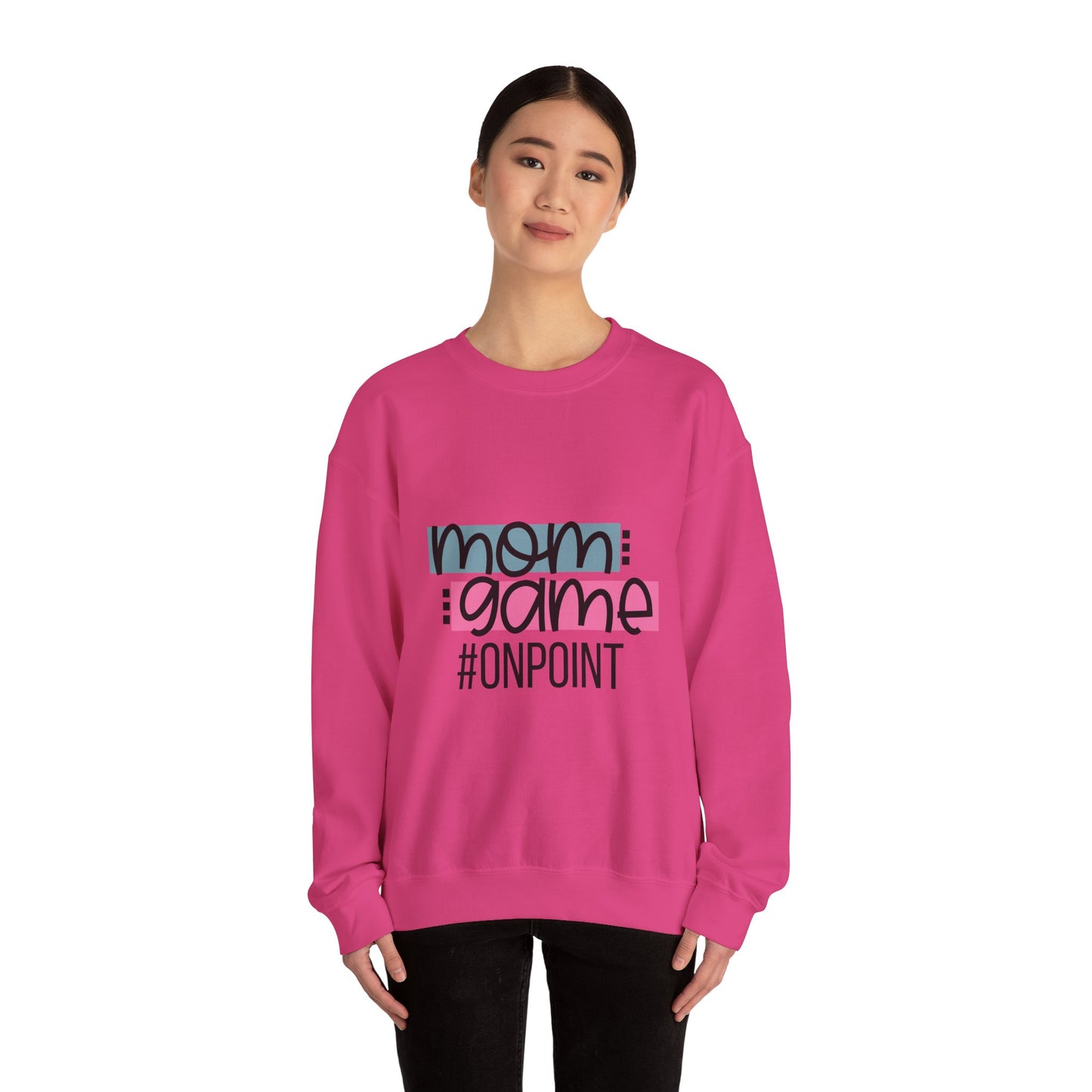 Mom Game On Point Sweatshirt - Unisex Heavy Blend™ Crewneck