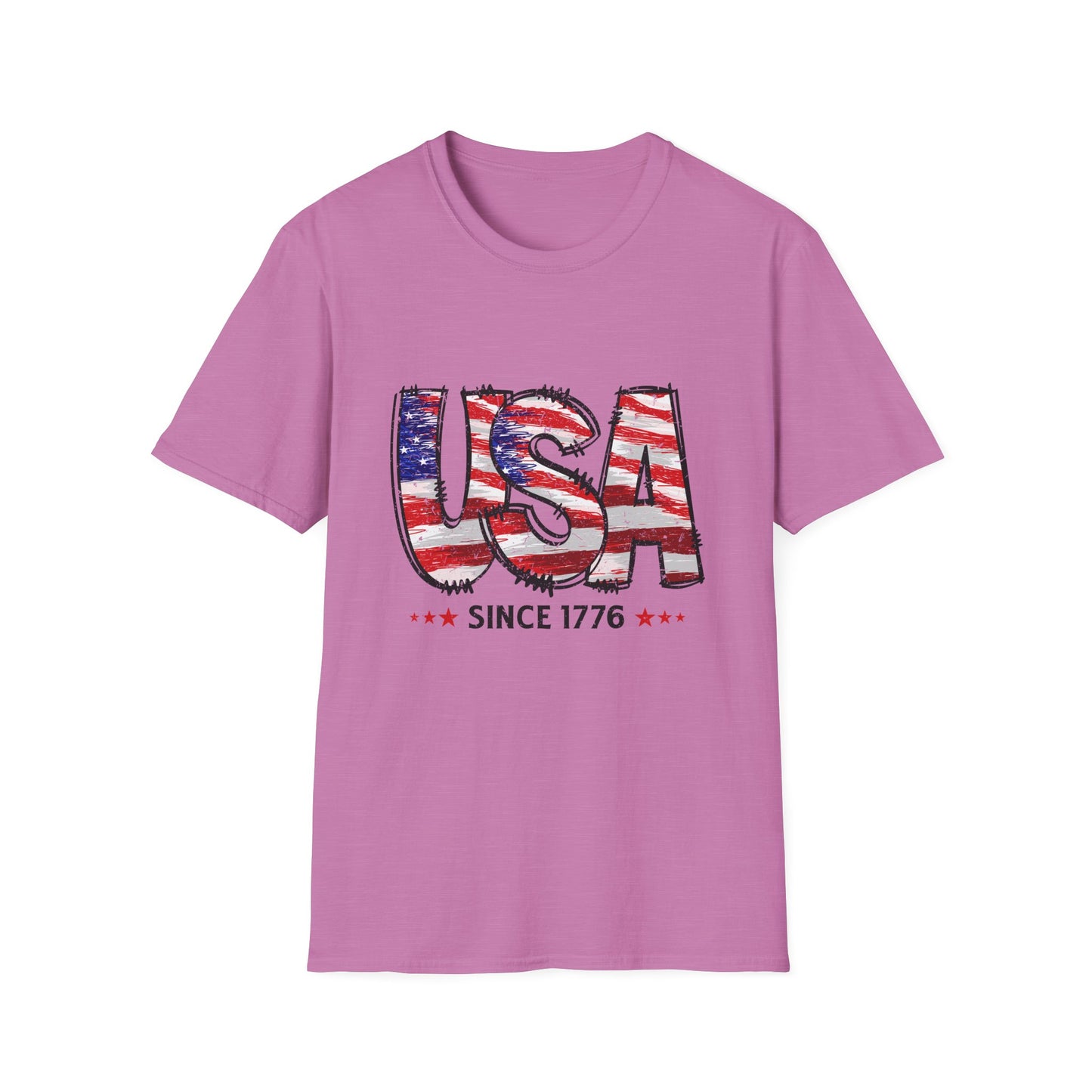 USA Flag Graphic T-Shirt, Vintage USA Tee, Independence Day Shirt, Patriotic Apparel