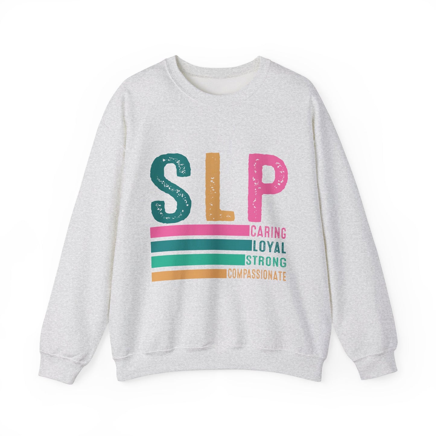 SLP Caring Loyal Strong Unisex Crewneck Sweatshirt