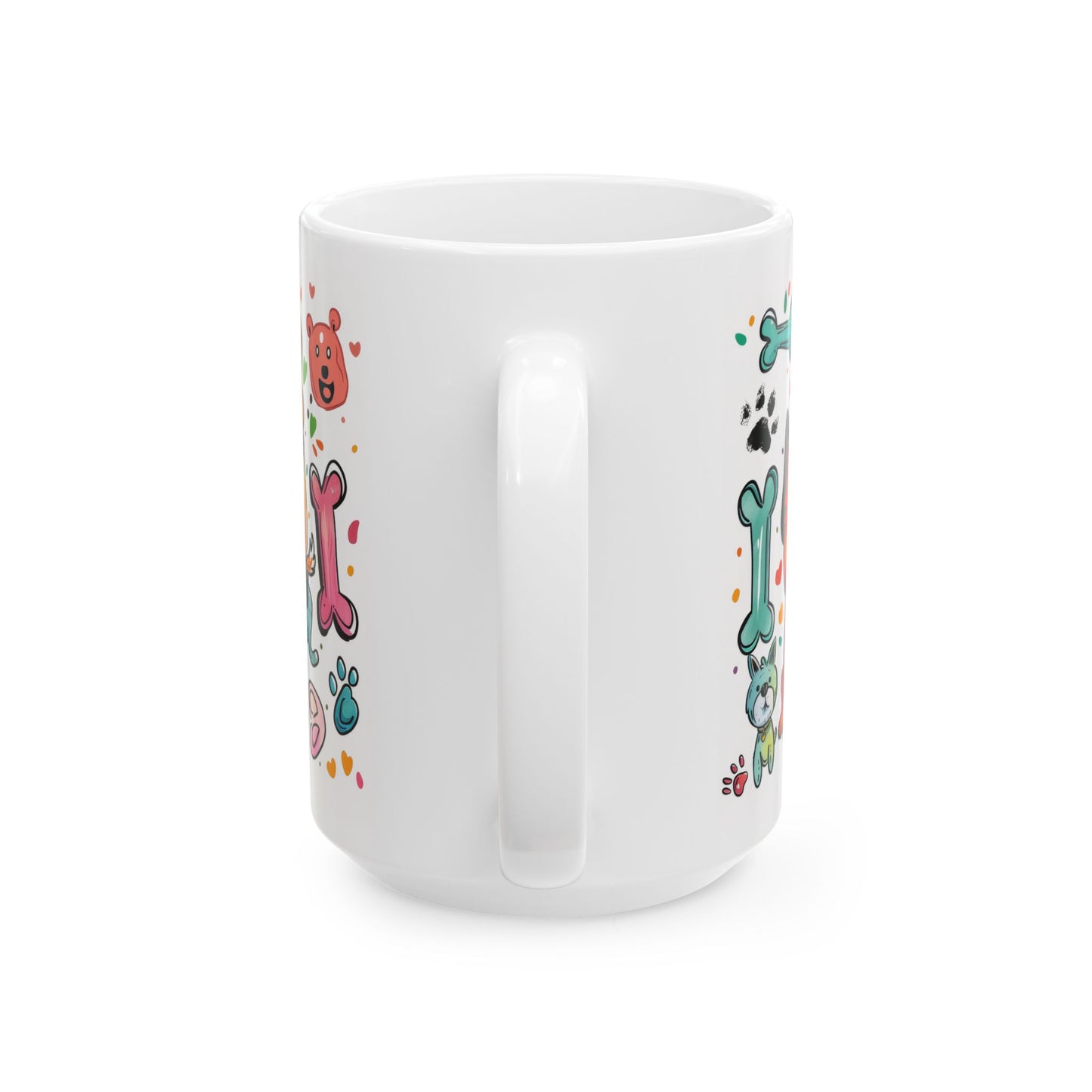 Dog Mom Ceramic Mug | Fun Pet Lover Coffee Cup | Perfect Gift for Dog Owners