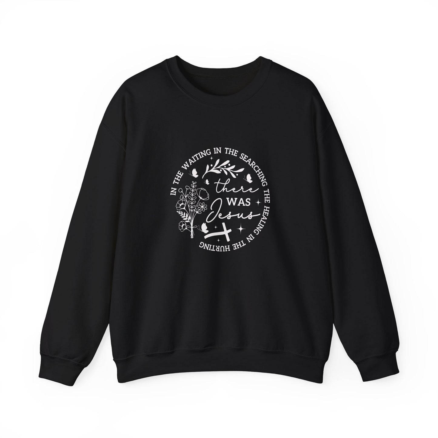 Faith & Comfort Crewneck Sweatshirt - 'In the Waiting' Design
