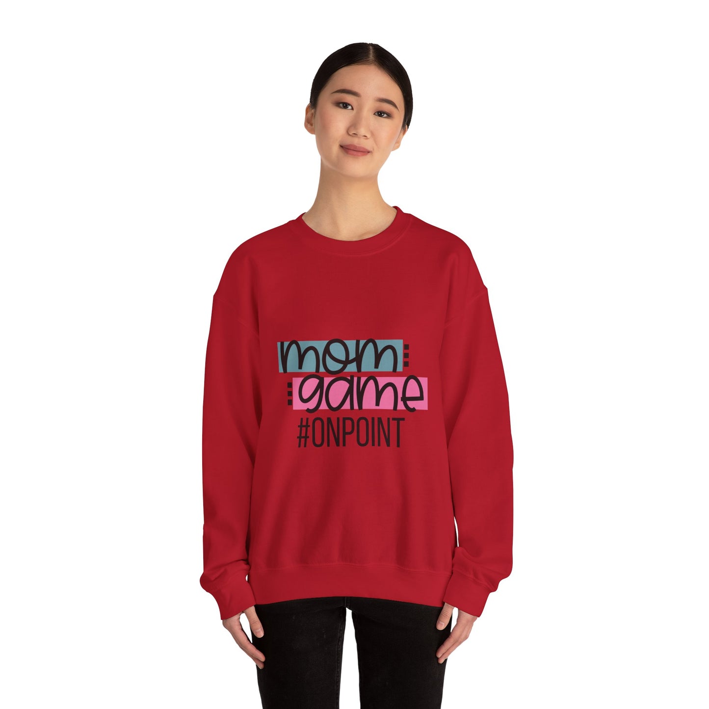 Mom Game On Point Sweatshirt - Unisex Heavy Blend™ Crewneck
