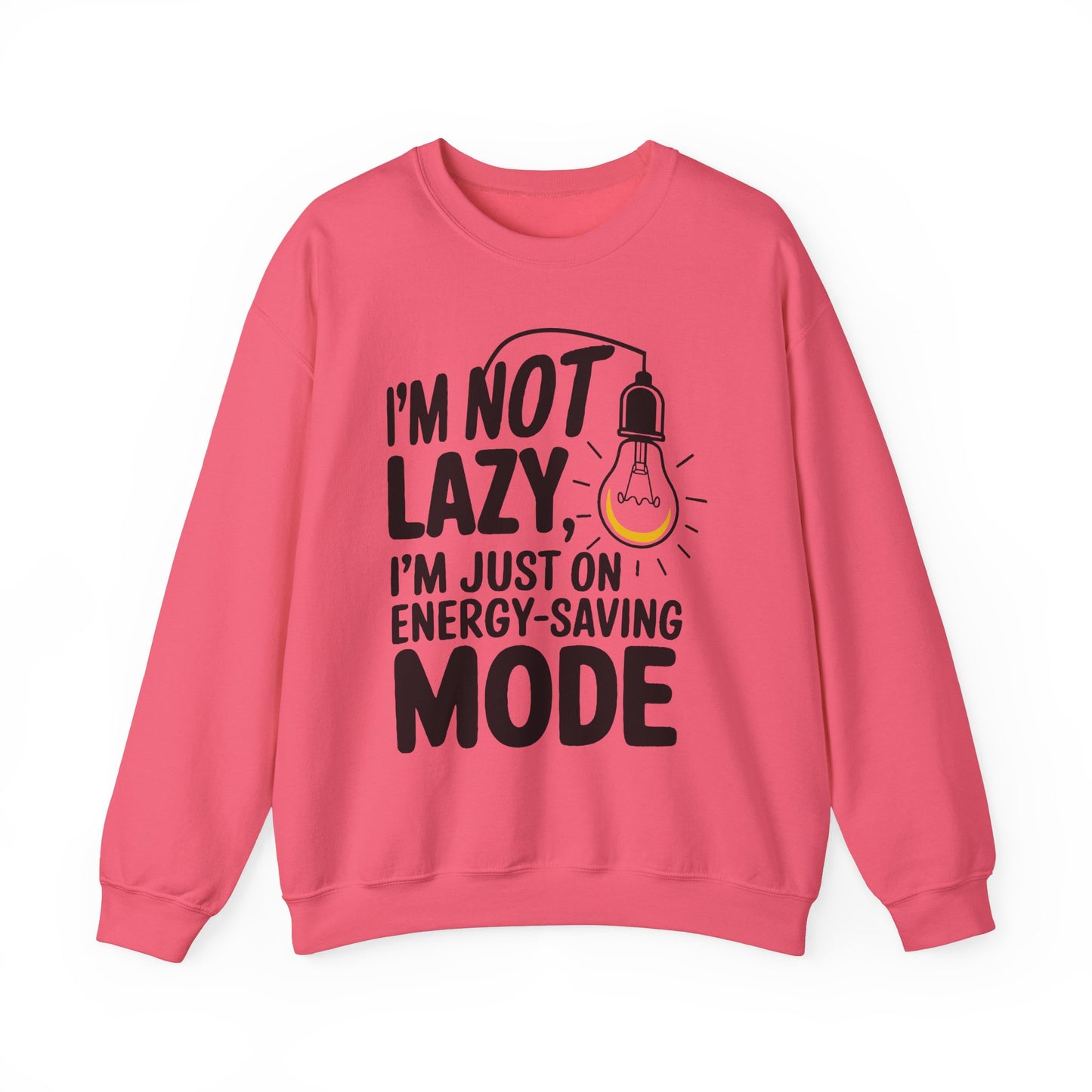 Funny Energy-Saving Mode Sweatshirt | Unisex Heavy Blend Crewneck