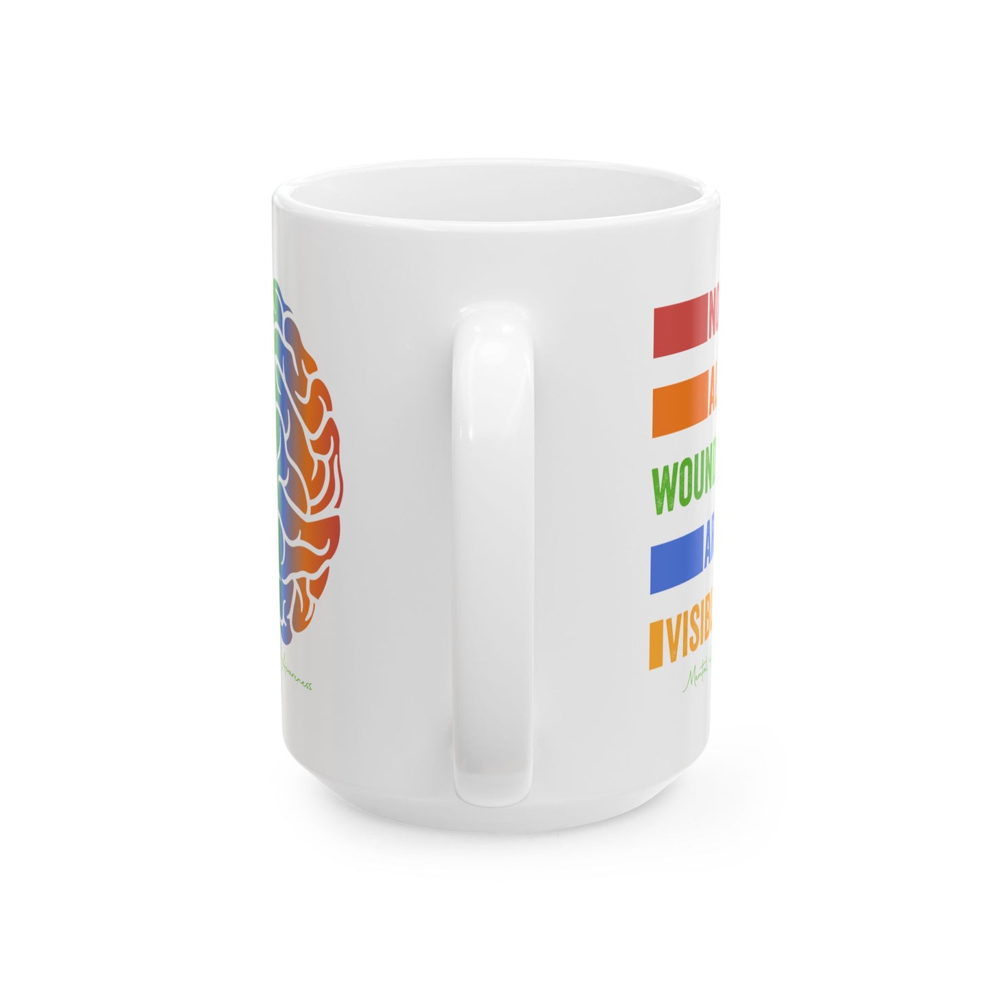 Inspirational Brain Graphic Ceramic Mug - 11oz & 15oz