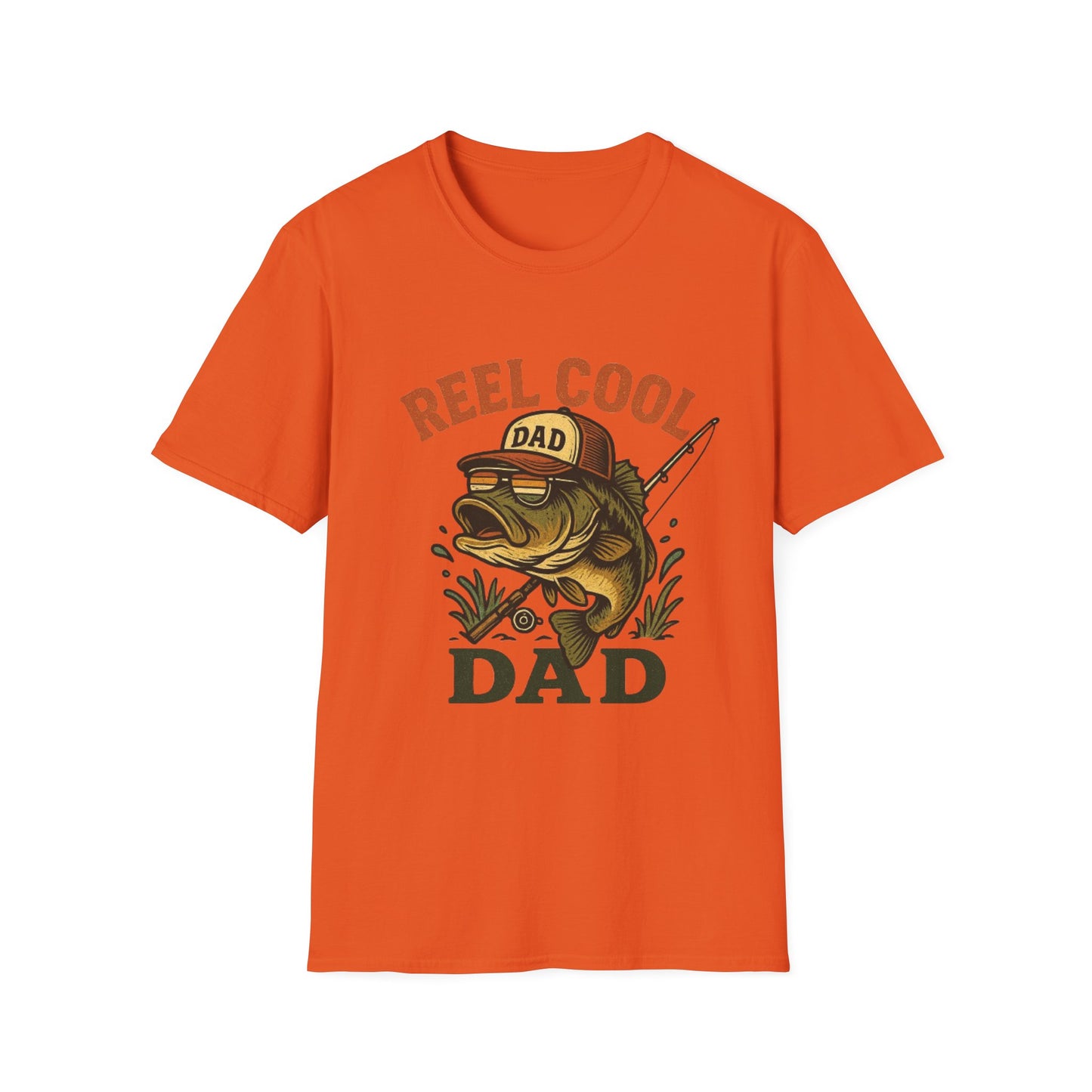 Reel Cool Dad T-Shirt | Fishing Gift, Father's Day Tee