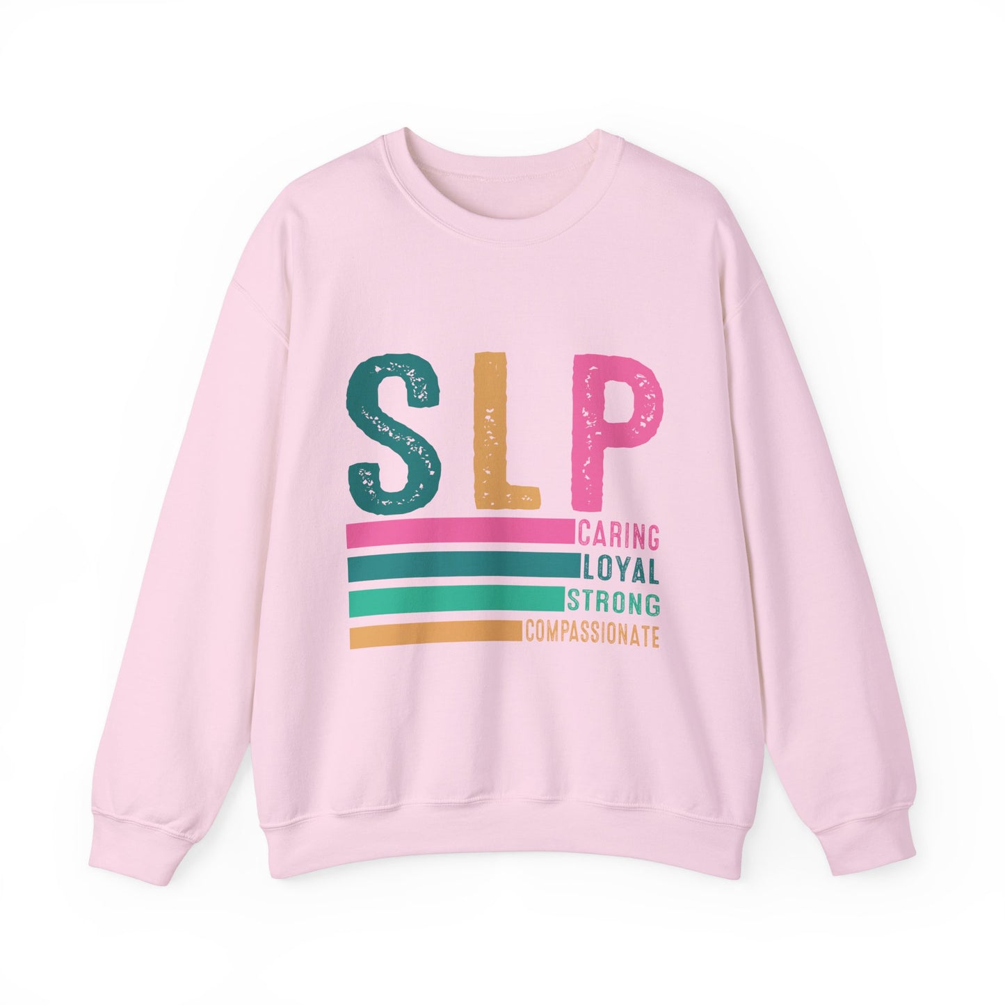 SLP Caring Loyal Strong Unisex Crewneck Sweatshirt