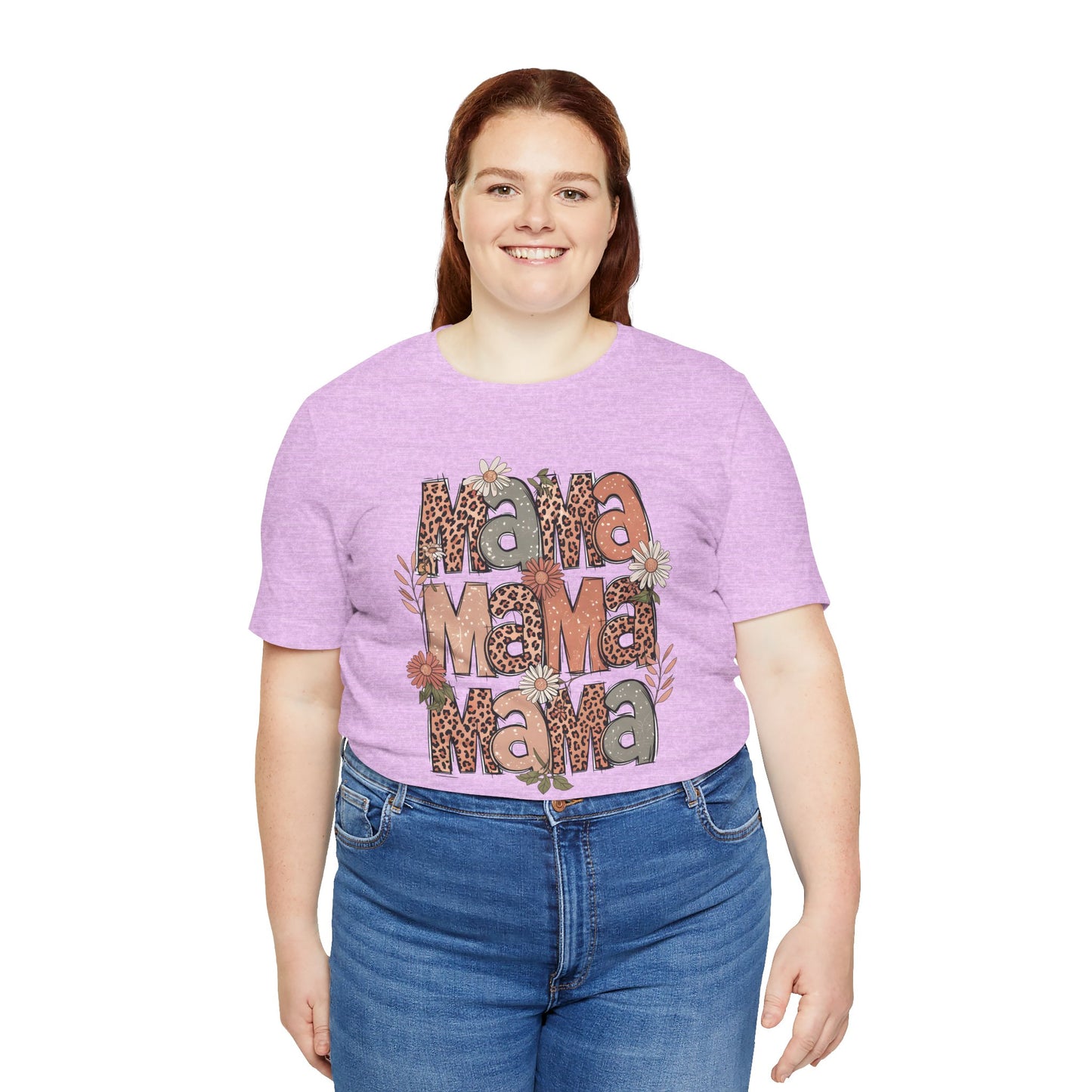 Floral Mama T-Shirt - Unisex Jersey Short Sleeve Tee for Mother's Day