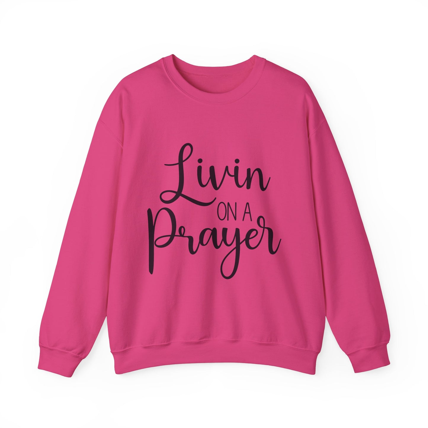 Livin' on a Prayer Crewneck Sweatshirt - Unisex Heavy Blend™