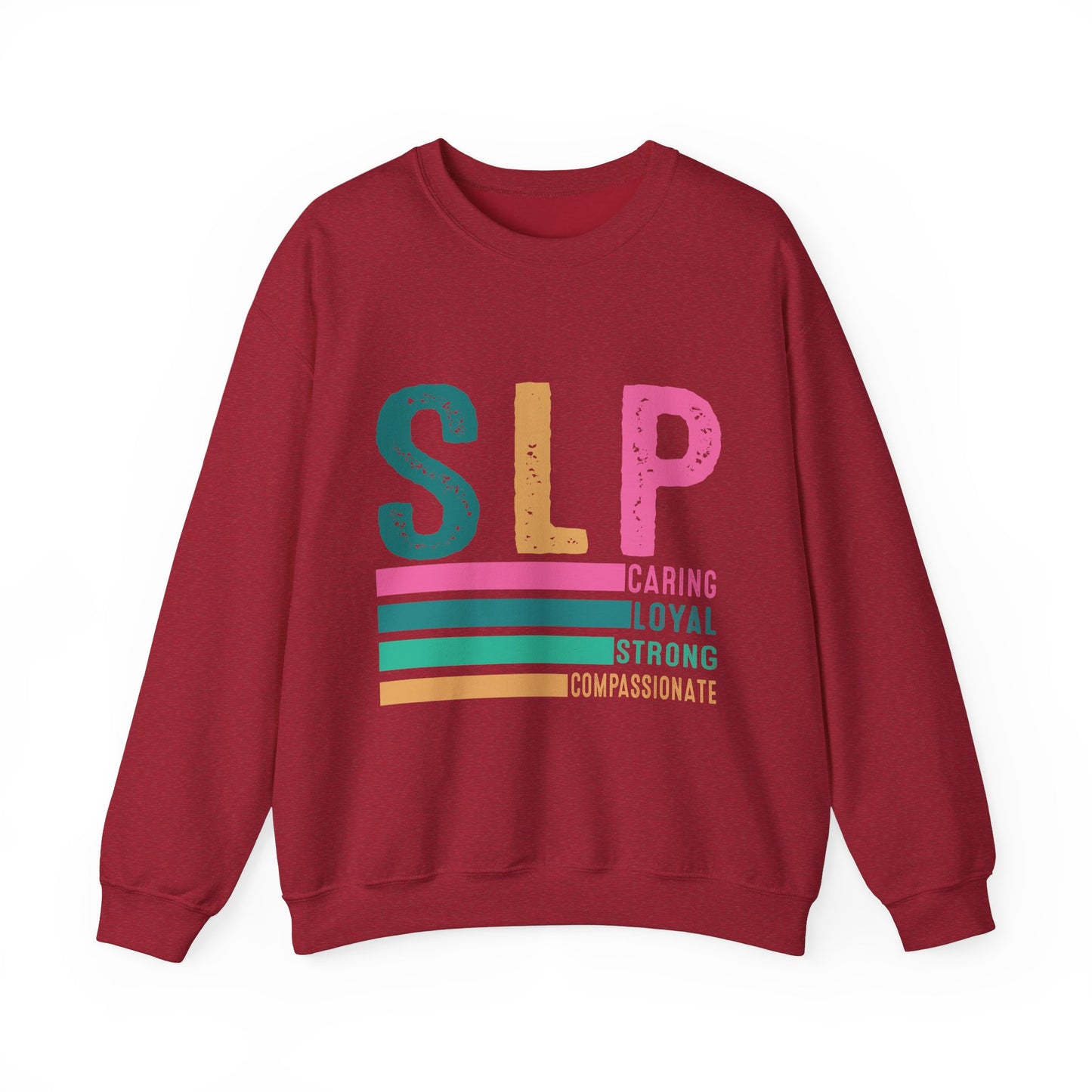 SLP Caring Loyal Strong Unisex Crewneck Sweatshirt