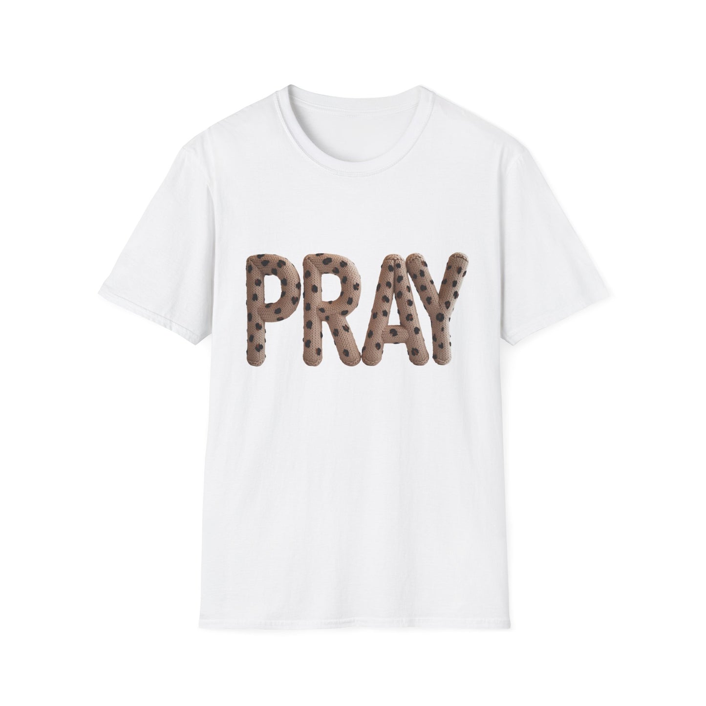 PRAY Leopard Print T-Shirt — Inspirational Faith Graphic Tee