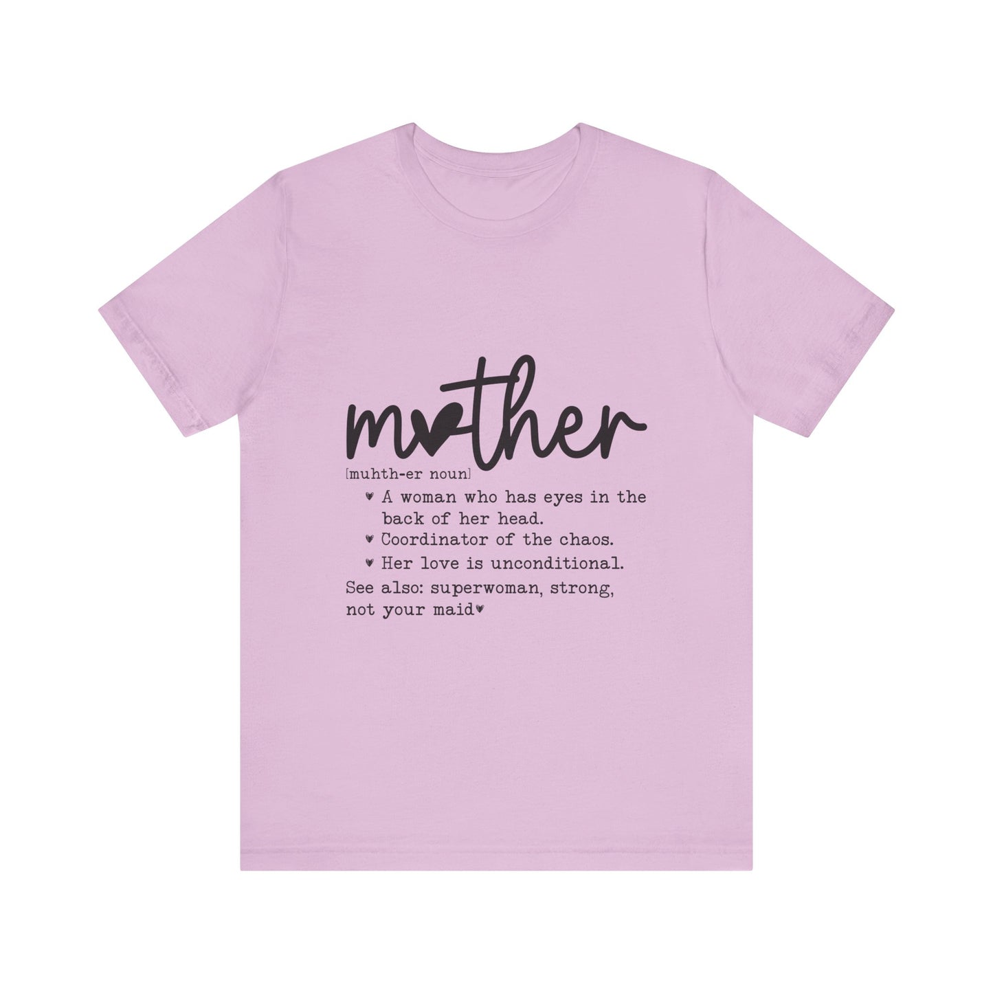 Mother Definition Unisex Jersey Tee - Perfect Gift for Moms