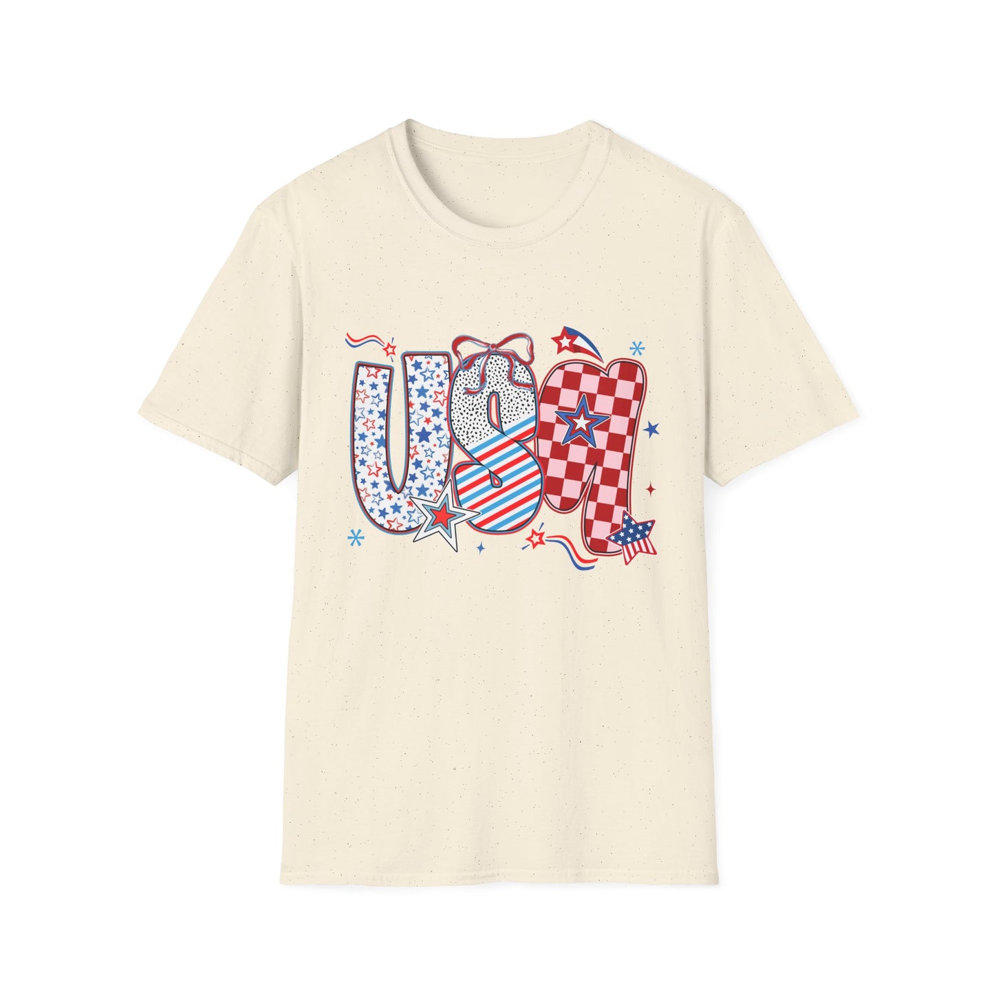 USA Themed T-Shirt - July 4th Celebration, Patriotic Apparel, Independence Day Gift