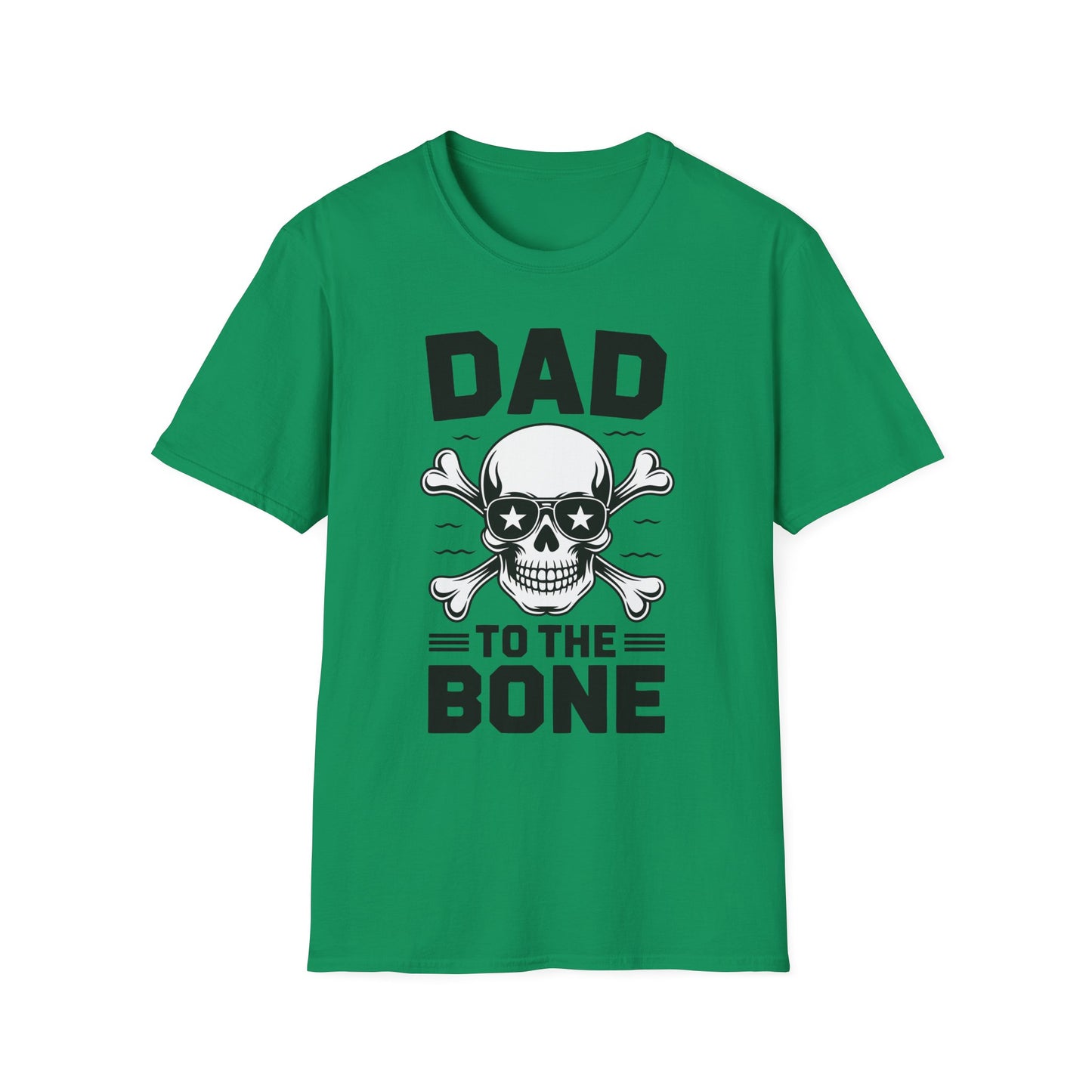 Dad to the Bone Skull Graphic T-Shirt, Perfect for Father's Day Gifts