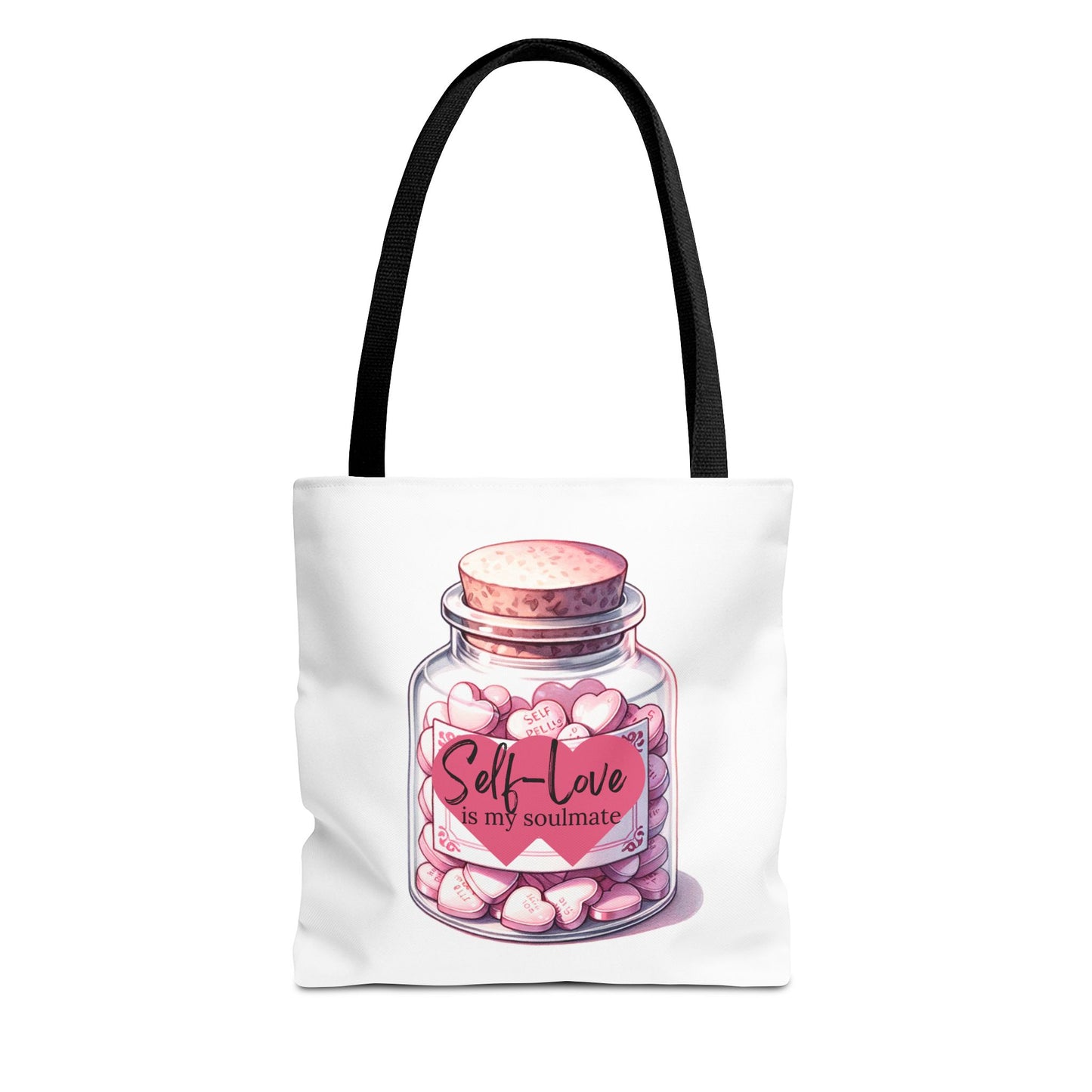 Self-Love is My Soulmate Tote Bag - Cute & Inspirational Bag for Self-Care Enthusiasts