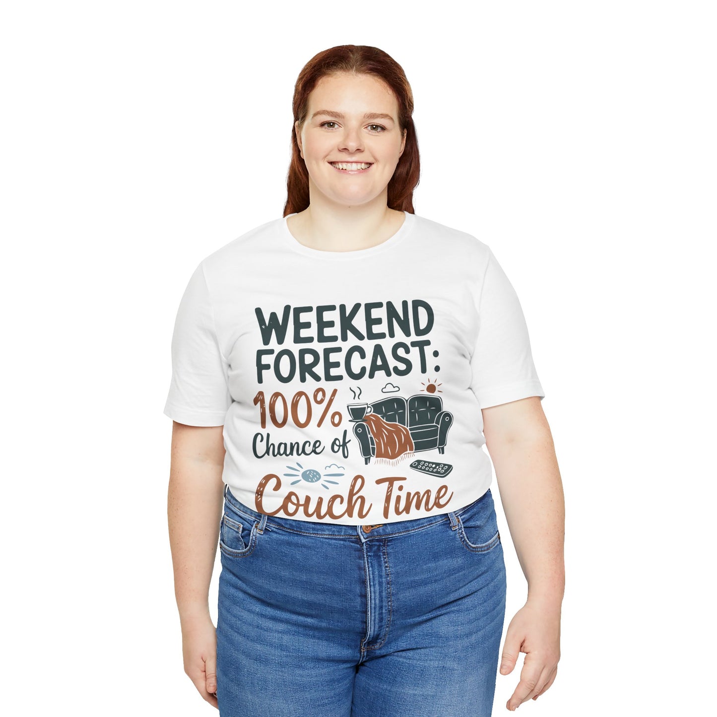Weekend Forecast Couch Time Unisex Tee