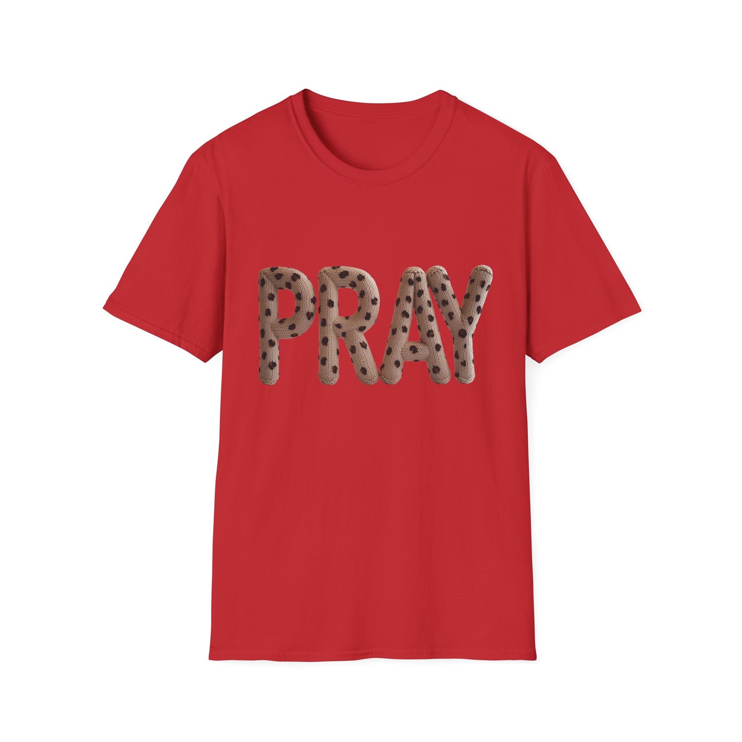 PRAY Leopard Print T-Shirt — Inspirational Faith Graphic Tee