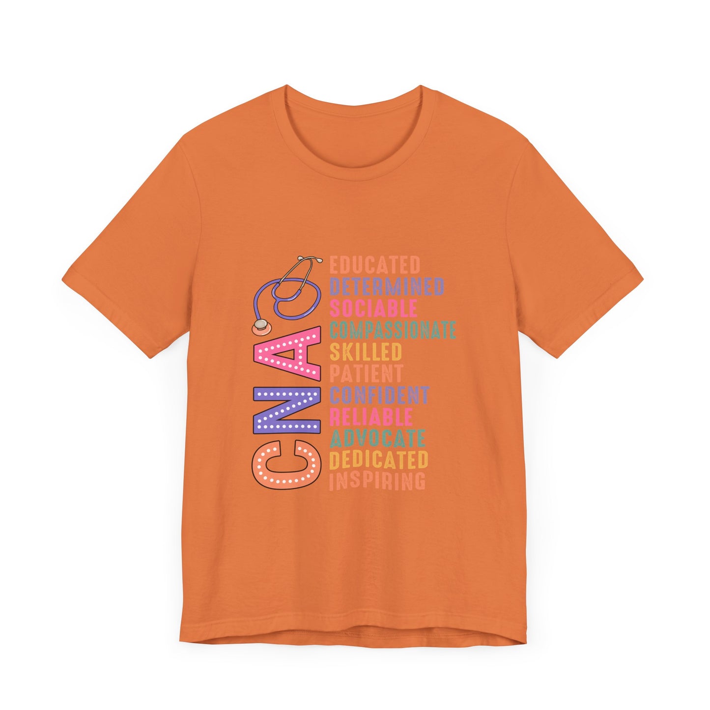 CNA Pride Unisex Short Sleeve Tee - Compassionate & Inspiring Nursing Shirt
