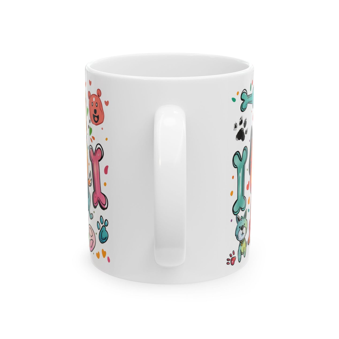 Dog Mom Ceramic Mug | Fun Pet Lover Coffee Cup | Perfect Gift for Dog Owners