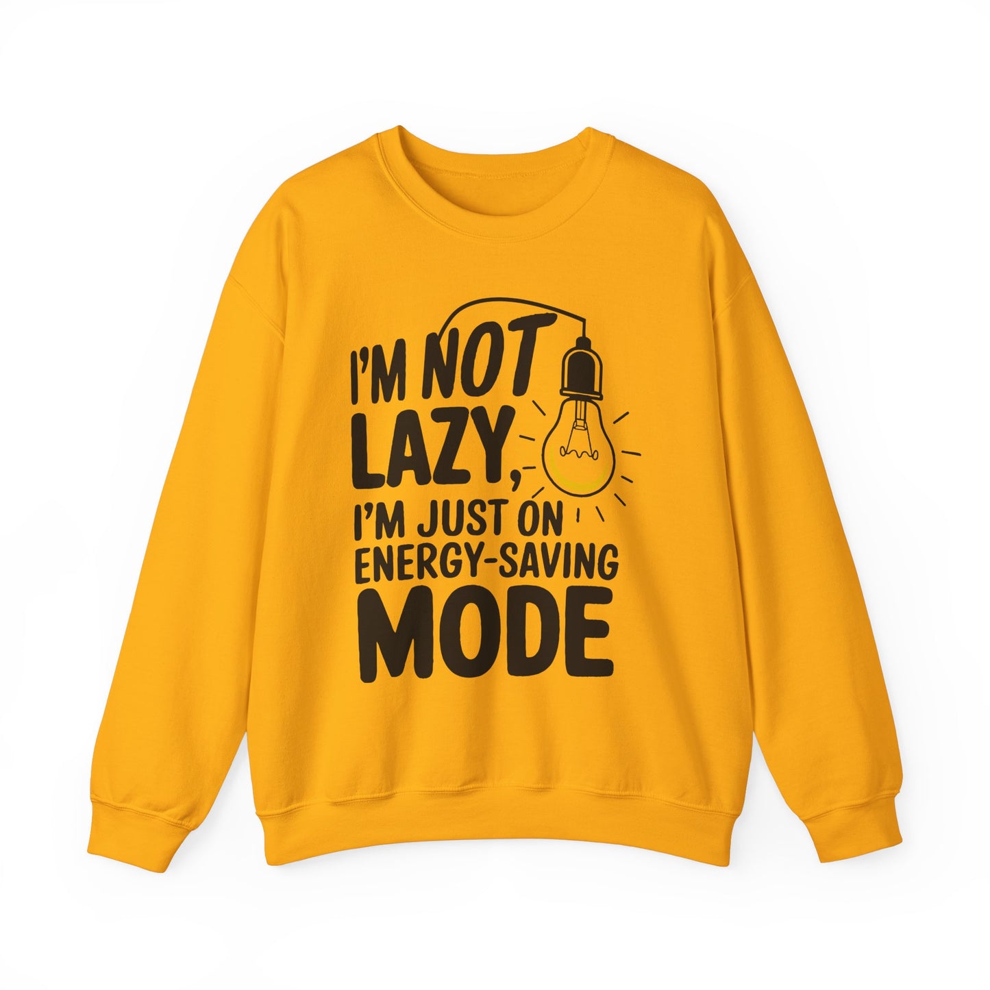 Funny Energy-Saving Mode Sweatshirt | Unisex Heavy Blend Crewneck