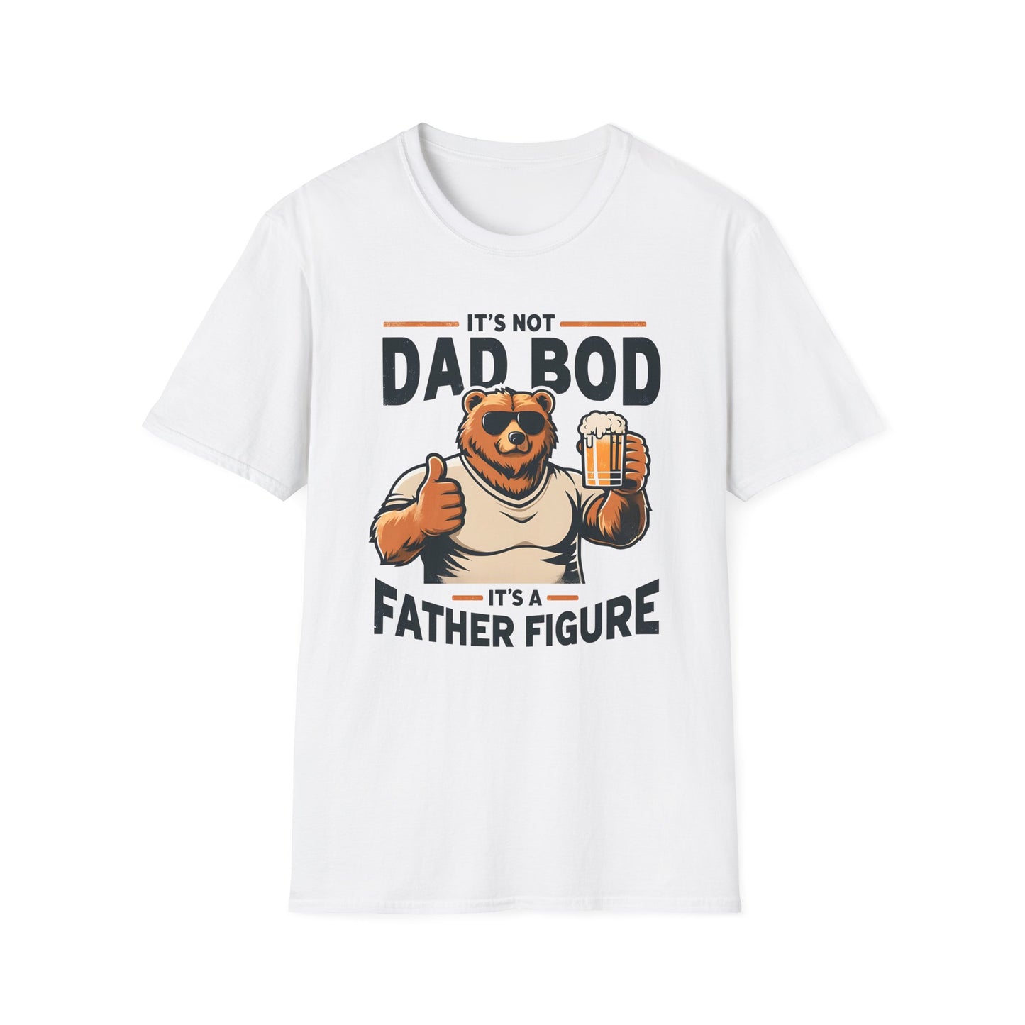 Fun Father Figure T-Shirt, Dad Bod Tee, Gift for Dads, Father's Day Gift