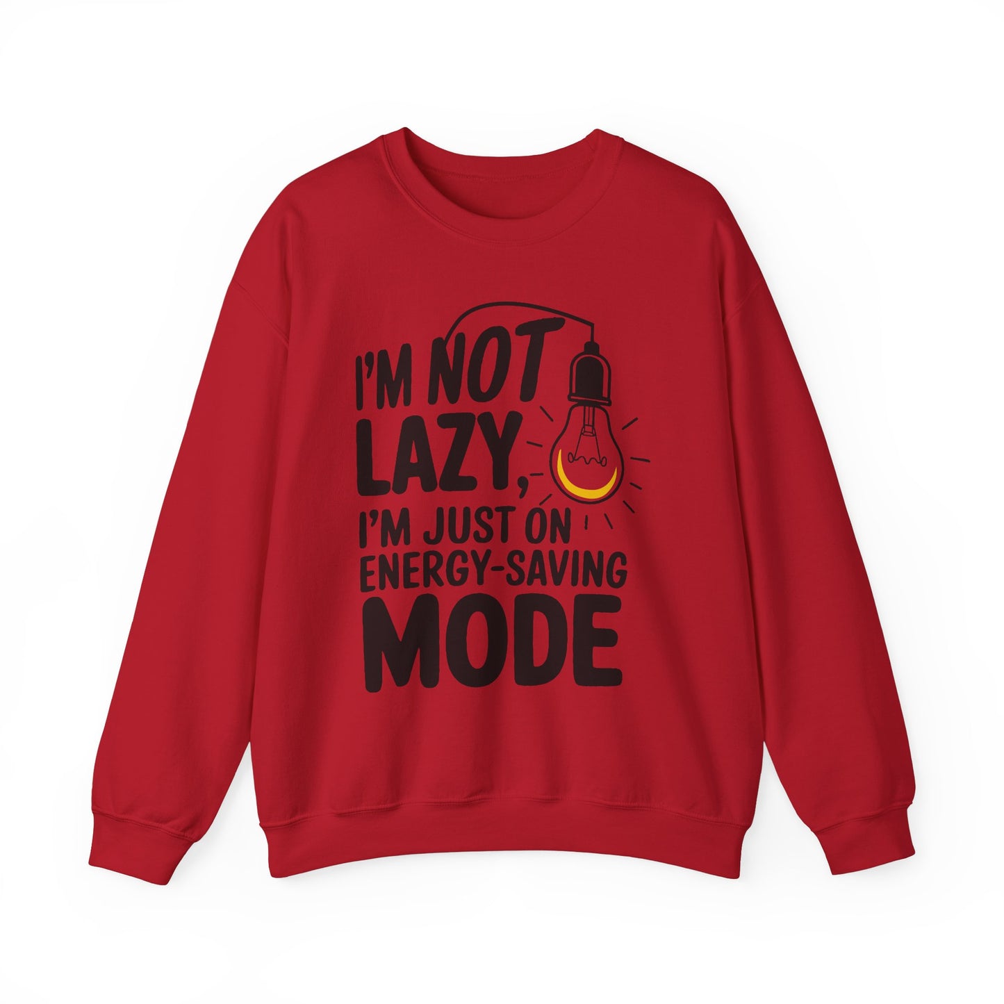Funny Energy-Saving Mode Sweatshirt | Unisex Heavy Blend Crewneck