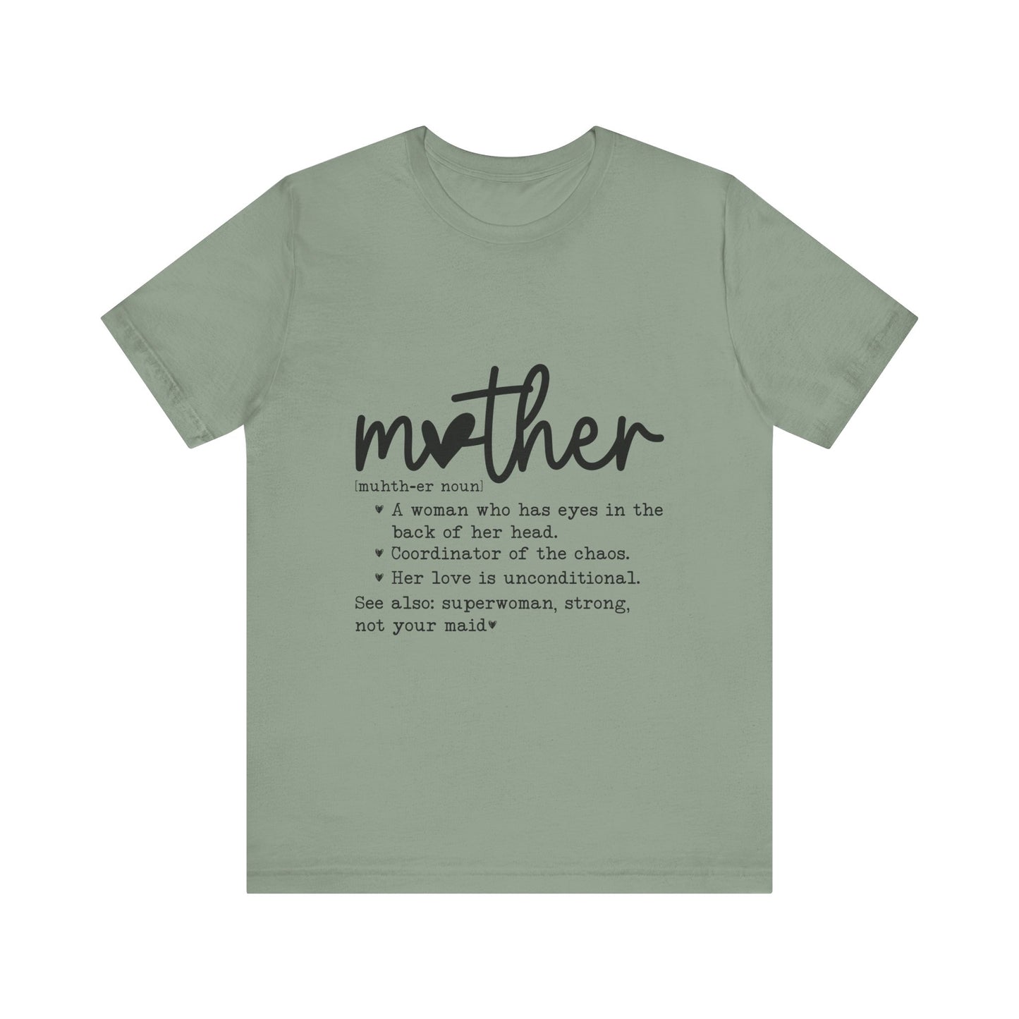 Mother Definition Unisex Jersey Tee - Perfect Gift for Moms