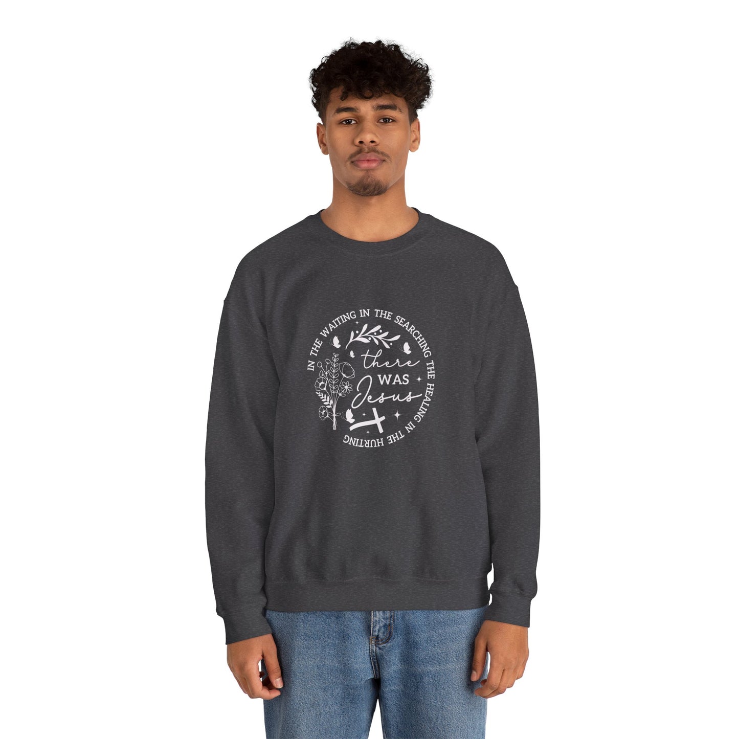 Faith & Comfort Crewneck Sweatshirt - 'In the Waiting' Design